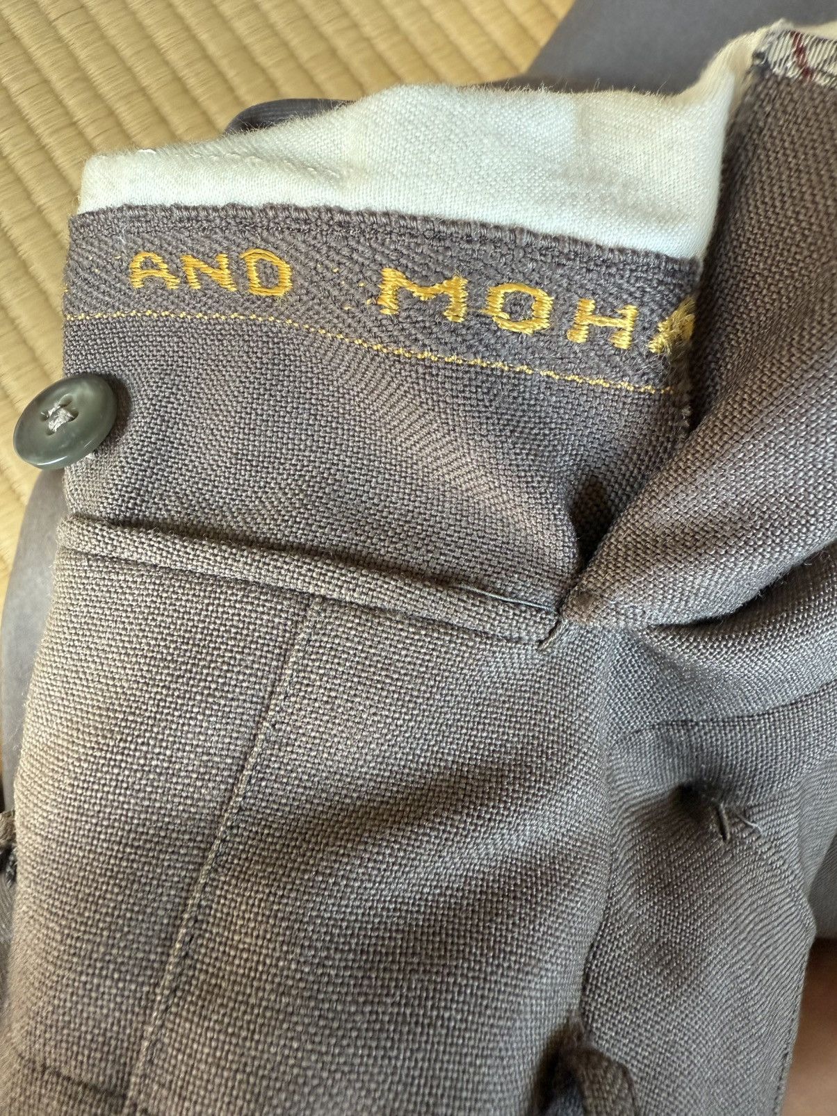 Other Spring&Summer Vintage Japanese Slacks – Luxe Wool & Mohair Size US 32 / EU 48 - 7 Thumbnail