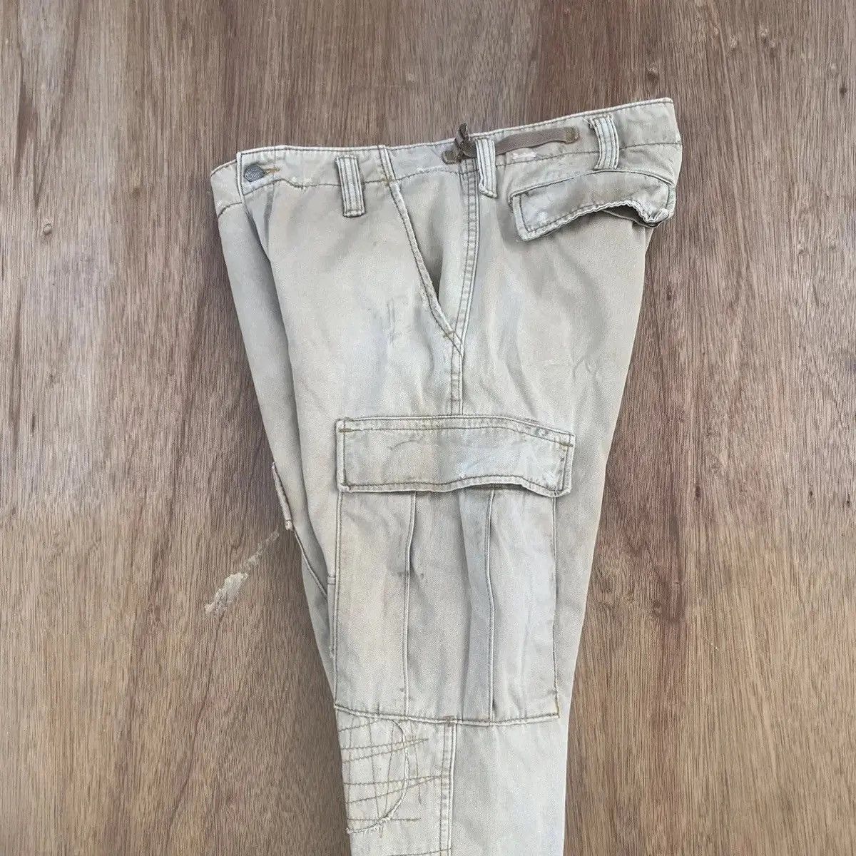 Vintage RUSTY DIRTY ‼️ VINTAGE BIG JOHN TROUSERS FADED COMBAT CARGO Size US 34 / EU 50 - 18 Thumbnail