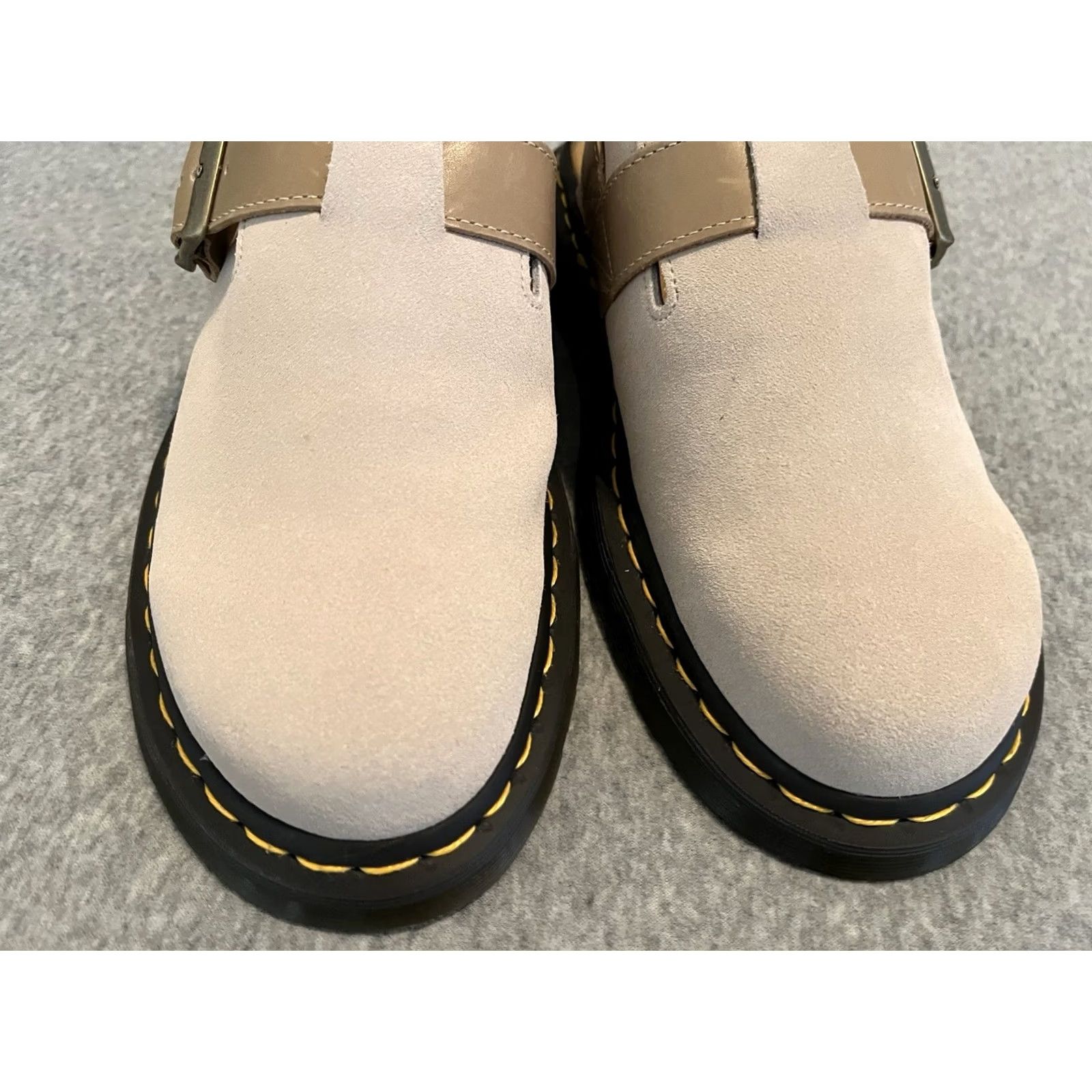 Dr. Martens Dr. Martens Jorge Leather Slingback Mules Olive Mens 11 New Nubuck Tumbled Leather Muted Olive Slingback Mules Jorge II Color: Olive Size 11 Mens Size US 11 / EU 44 - 3 Thumbnail