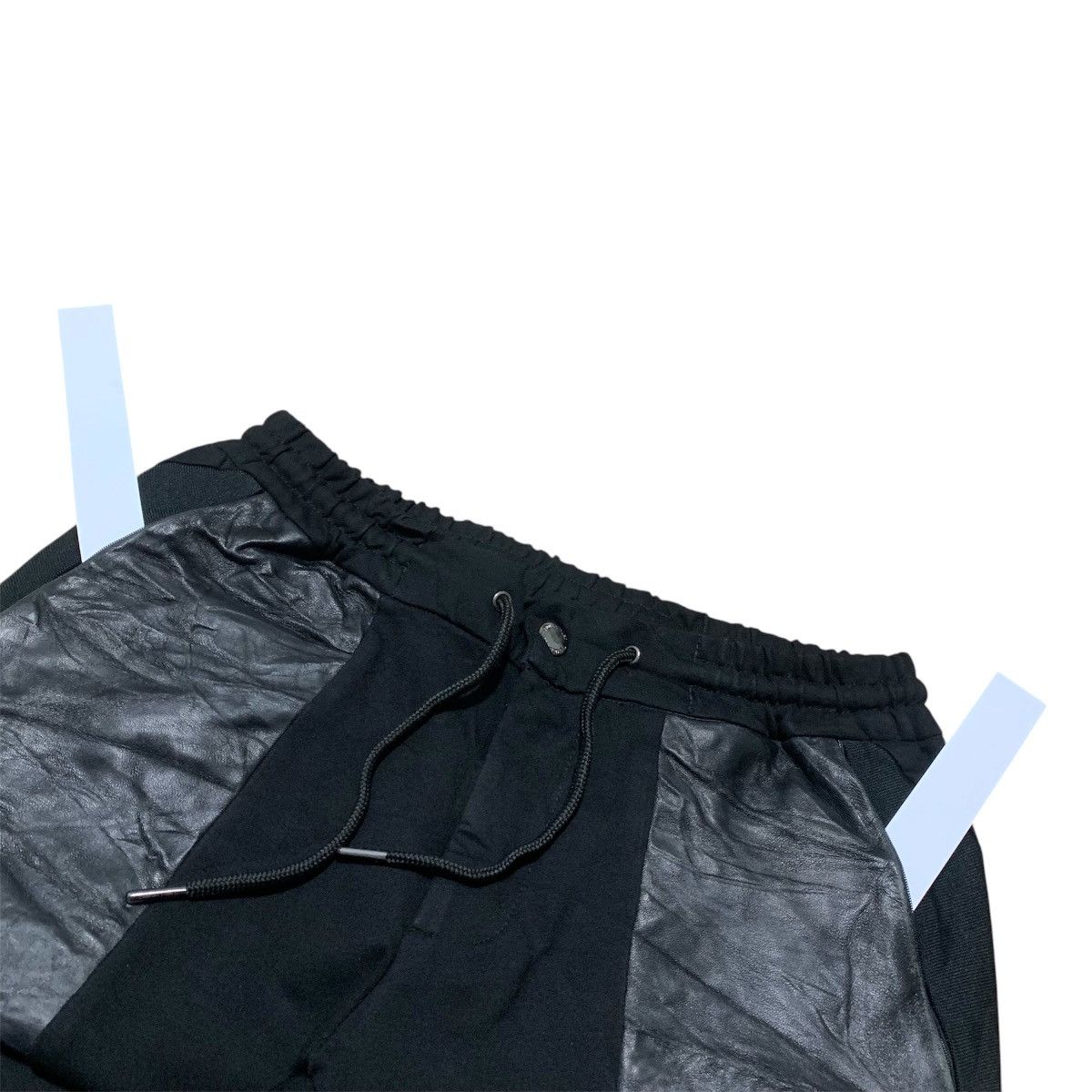 Japanese Brand 1piu1ugale3 Relax Jogger Pants Leather Number (N)ine Black Size US 30 / EU 46 - 4 Thumbnail