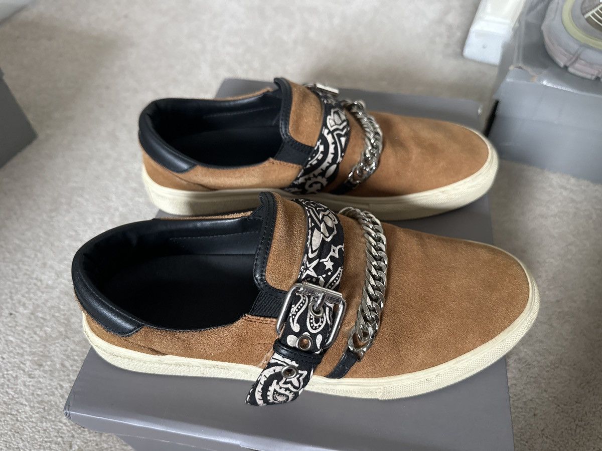 Amiri Amiri Bandana chain Slip-On shoes Size US 11.5 / EU 44-45 - 5 Thumbnail