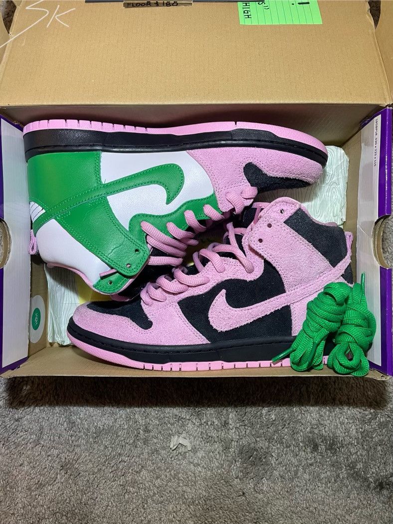 high pro dunk high sb invert celtics