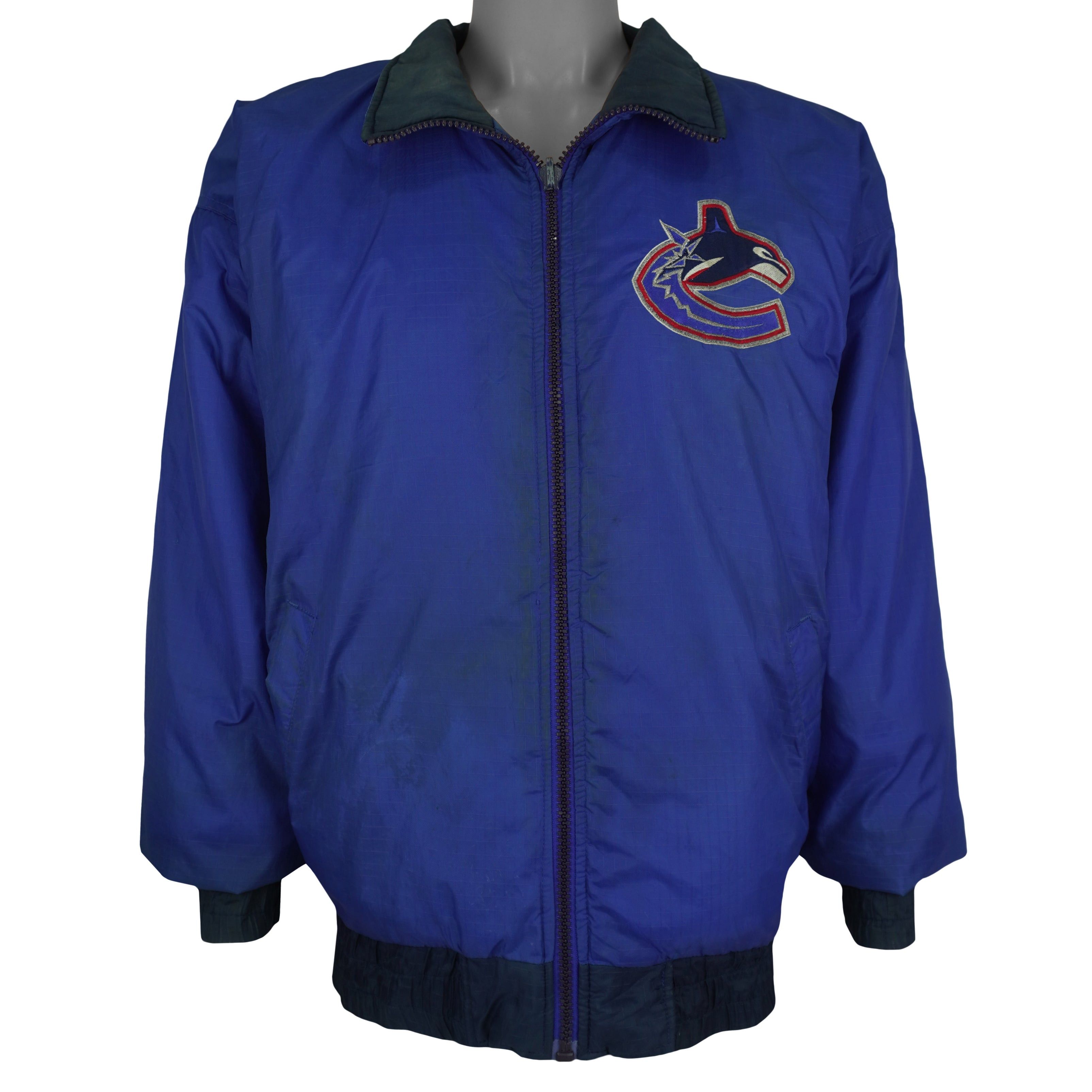 Pro Player NHL - Vancouver Canucks Reversible Jacket 1990s Size US L / EU 52-54 / 3 - 14 Thumbnail