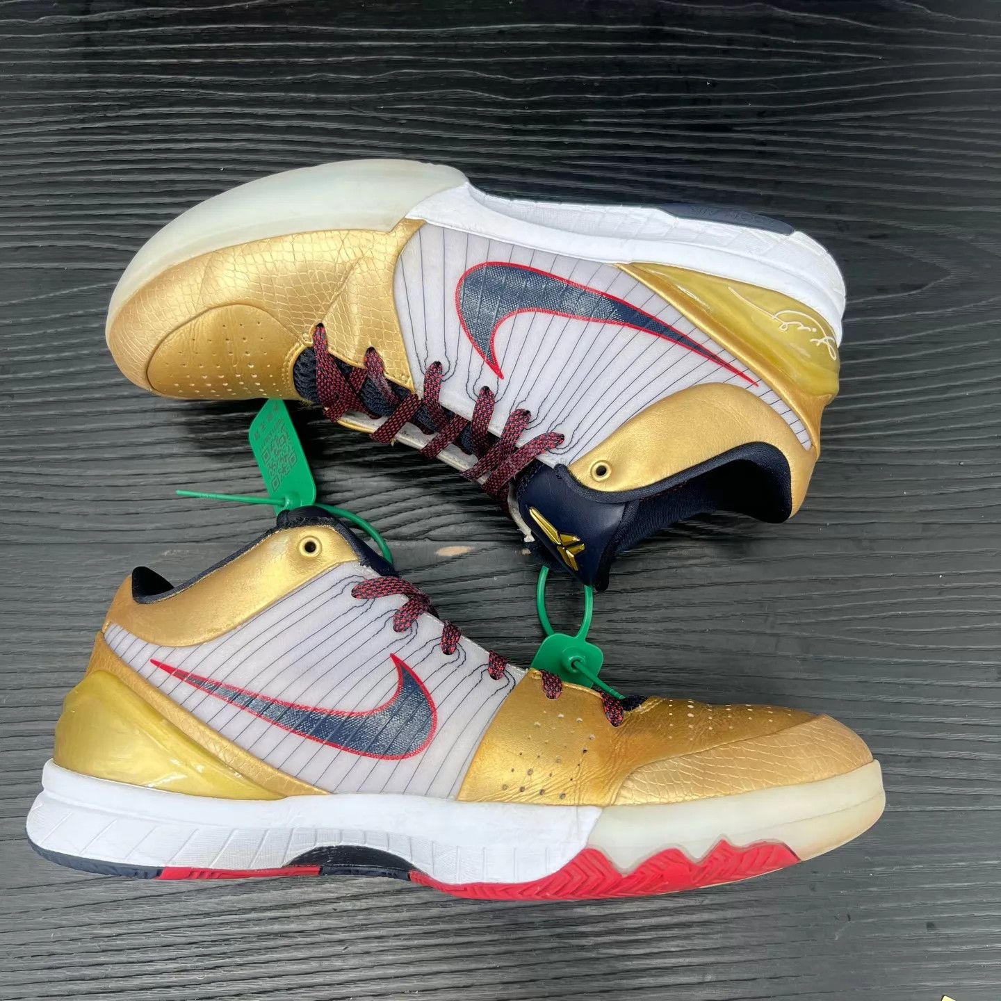 Nike zk4 Gold/White Size 45 Box Like New Upper Repair Size US 11 / EU 44 - 3 Thumbnail