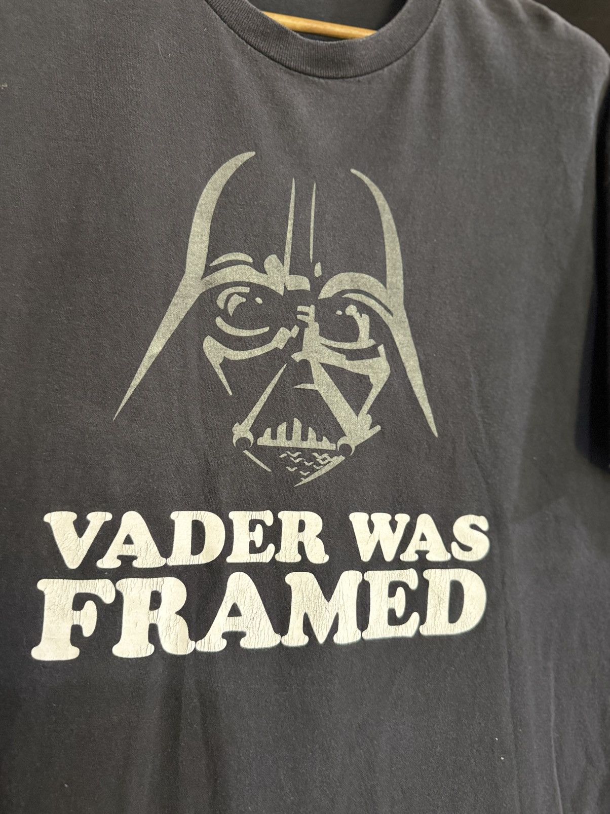 Other Vintage Star Wars Darth Vader Was Framed Sun Faded Tee Size US L / EU 52-54 / 3 - 2 Thumbnail