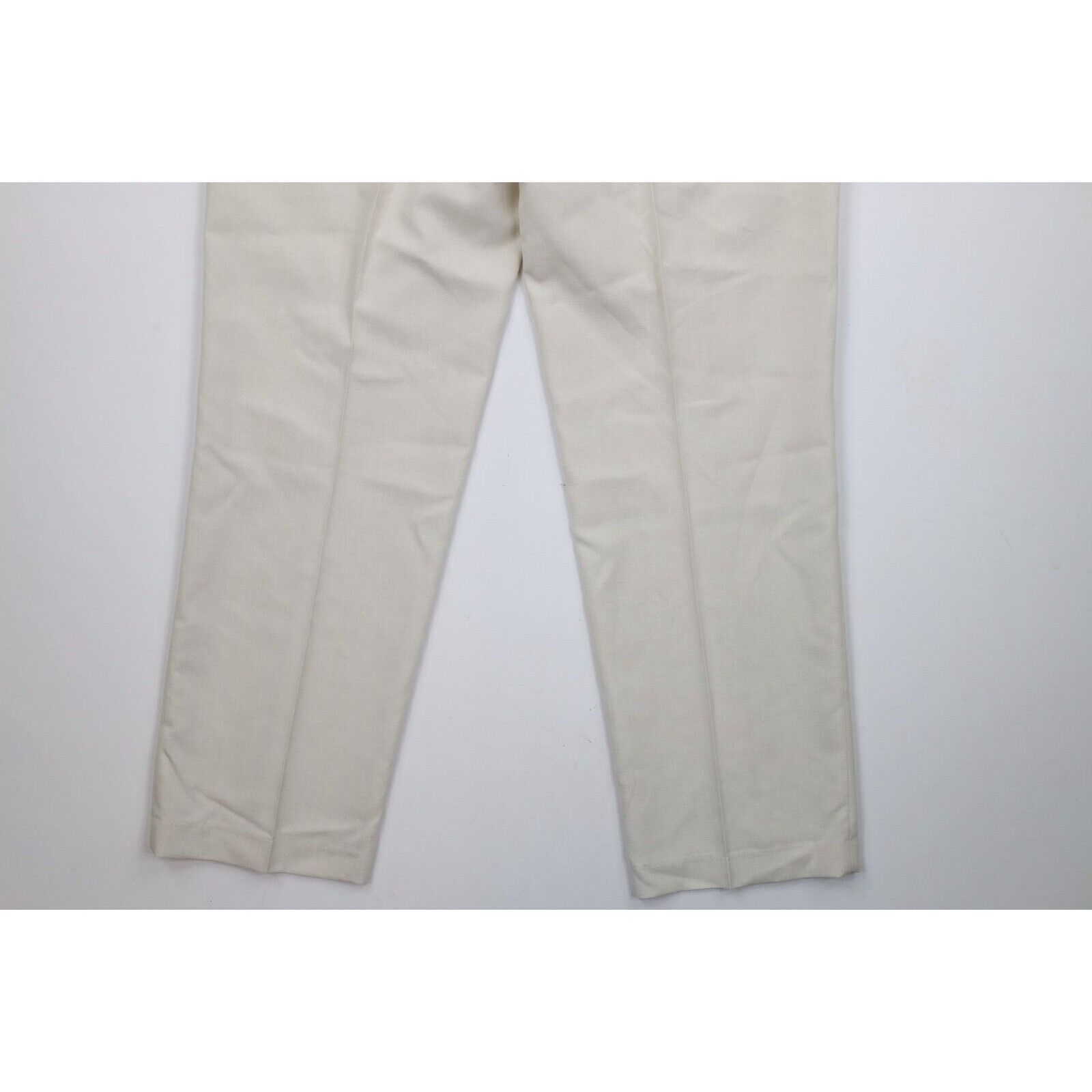 Vintage Streetwear Lightweight 3 Piece Wedding Suit Beige Size 46R - 13 Thumbnail