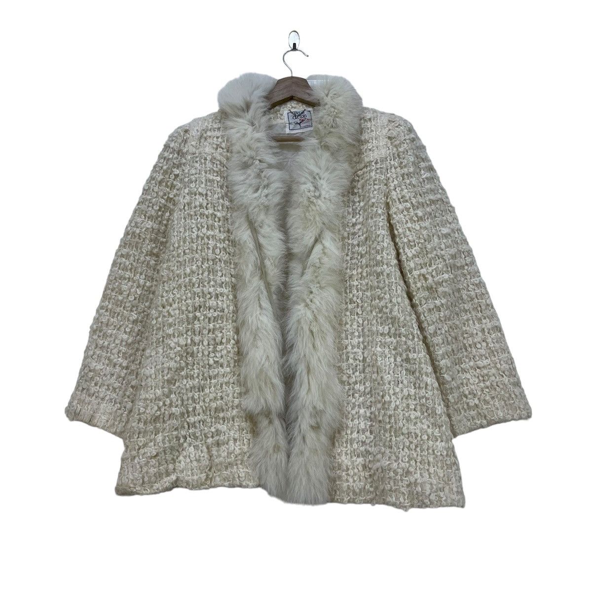 Aran Isles Knitwear × Japanese Brand Awesome Knit Jacket By Prue Acton Made in Australia Size M / US 6-8 / IT 42-44 - 1 Thumbnail
