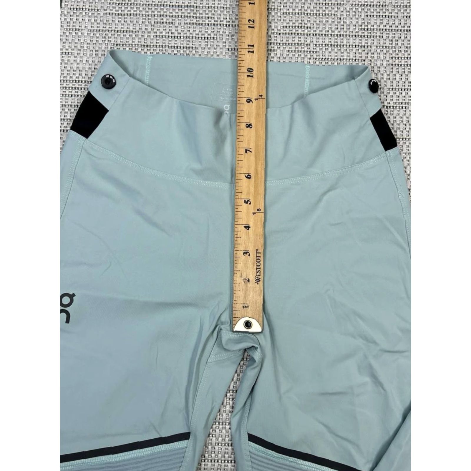 Vintage On Running Leggings Womens XS Light Blue Long Size 26" / US 2 / IT 38 - 5 Thumbnail