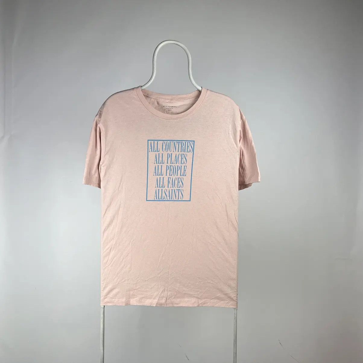 Allsaints Allsaints box logo reverse T-shirt size Medium Size US M / EU 48-50 / 2 - 1 Thumbnail