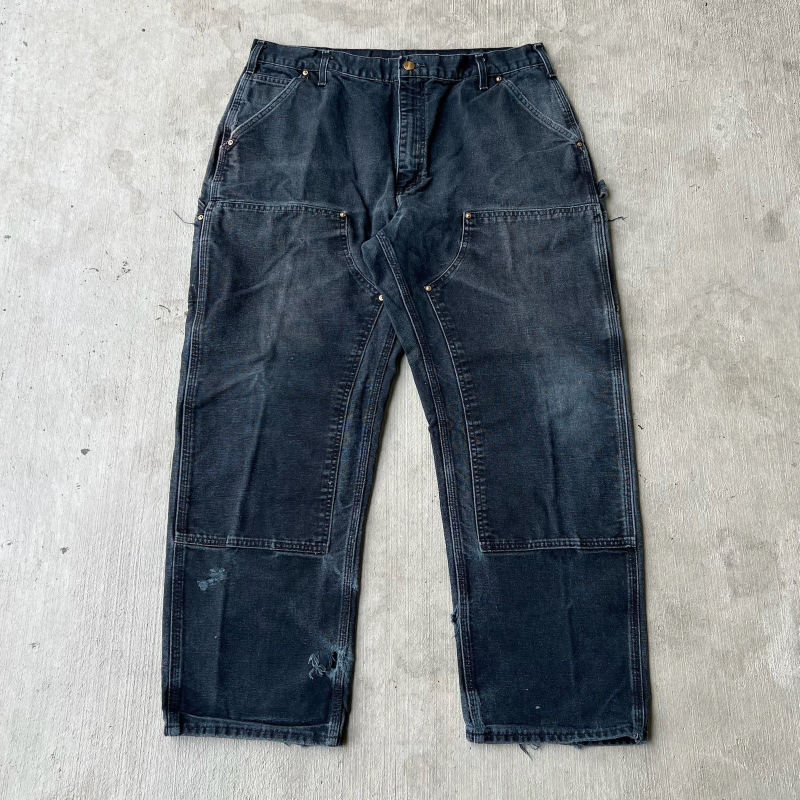 Carhartt × Streetwear × Vintage Vintage Faded and Thrashed