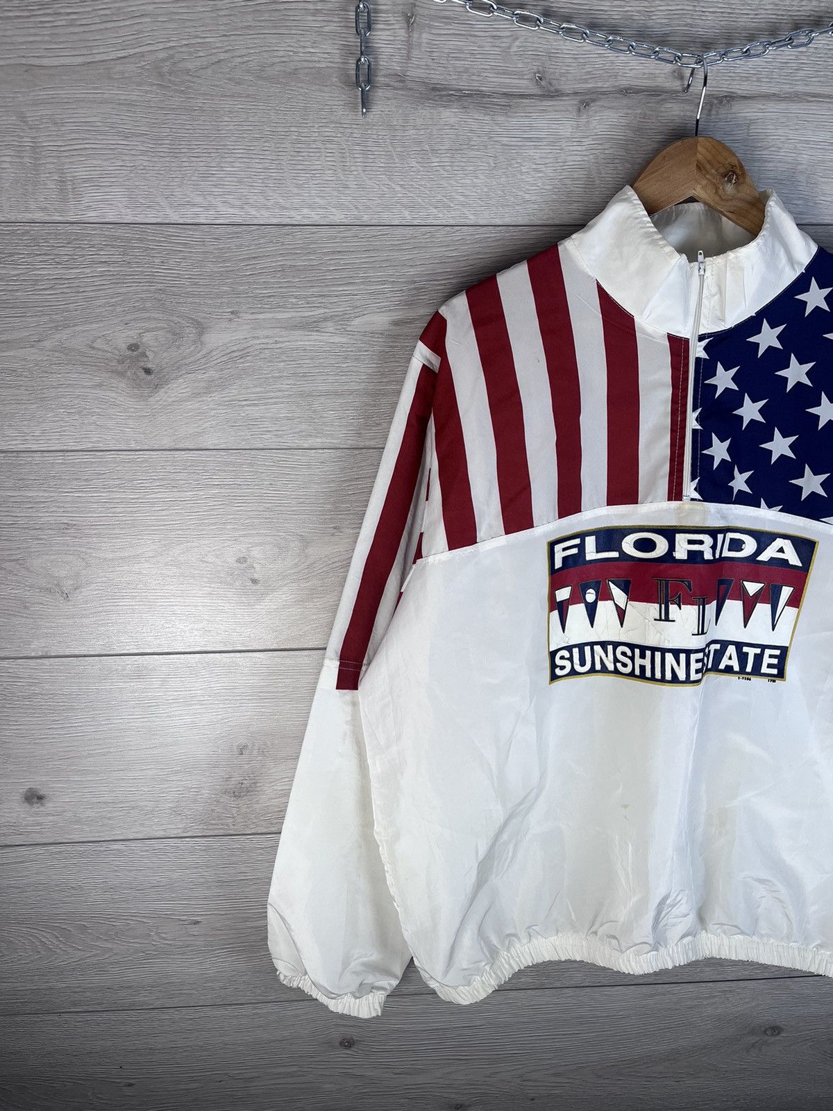 Polo Ralph Lauren Men's Vintage Anorak Florida 🇺🇸 Made in USA size L y2k Size US L / EU 52-54 / 3 - 2 Thumbnail