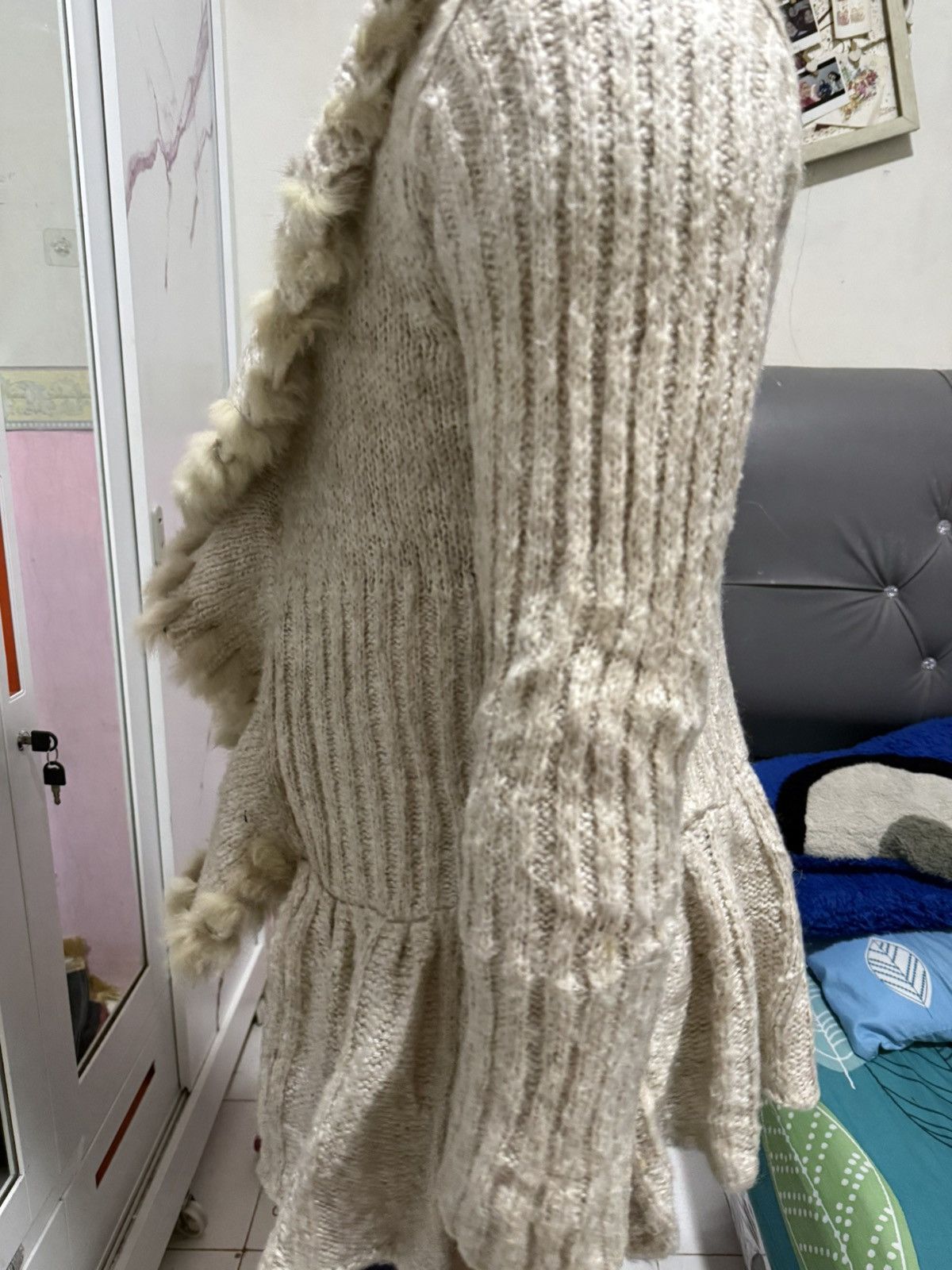 Japanese Brand Fur cardigan japanese brand Size US M / EU 48-50 / 2 - 12 Thumbnail