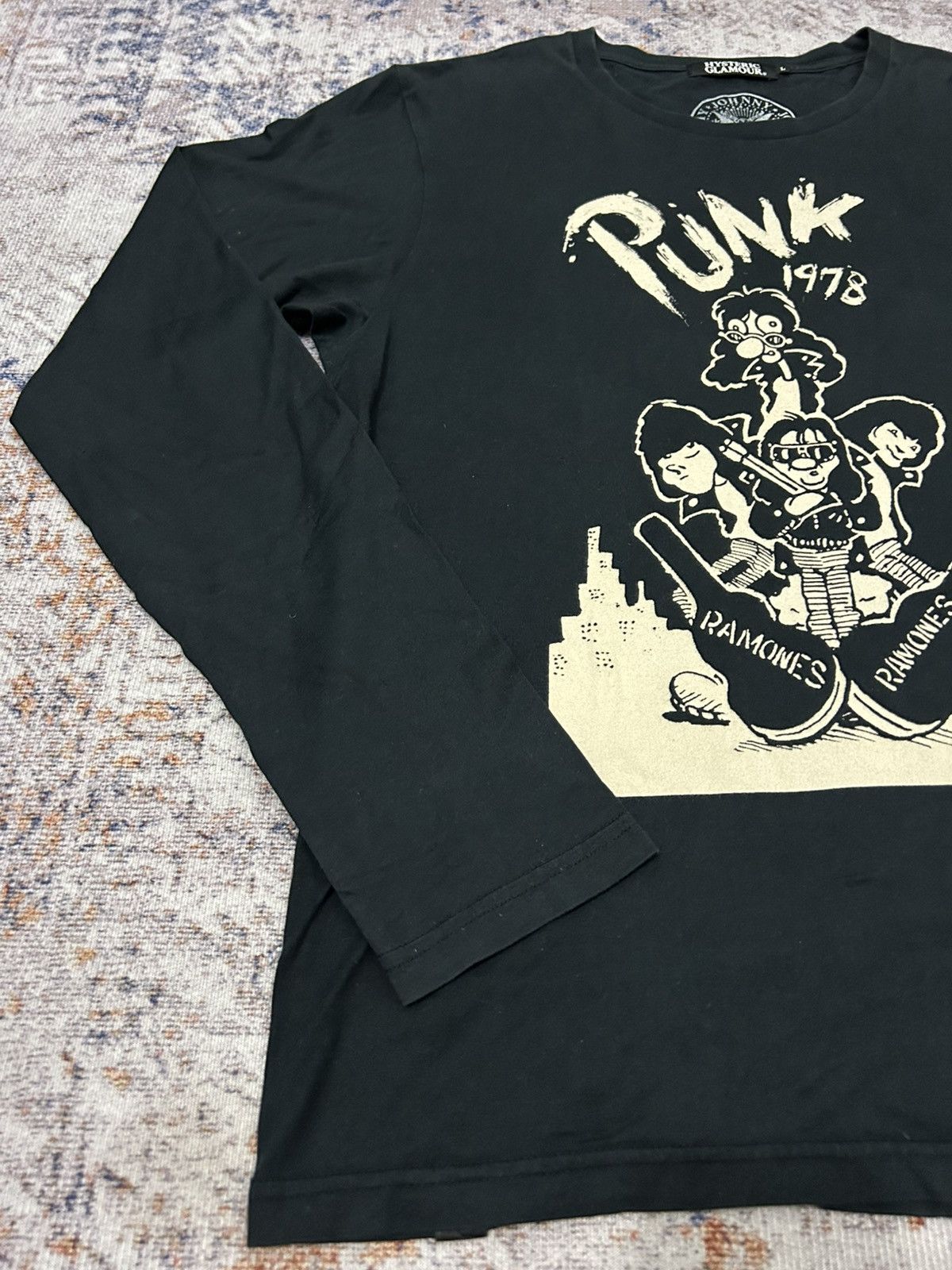 Hysteric Glamour X Ramones Punk 1978 Long Sleve