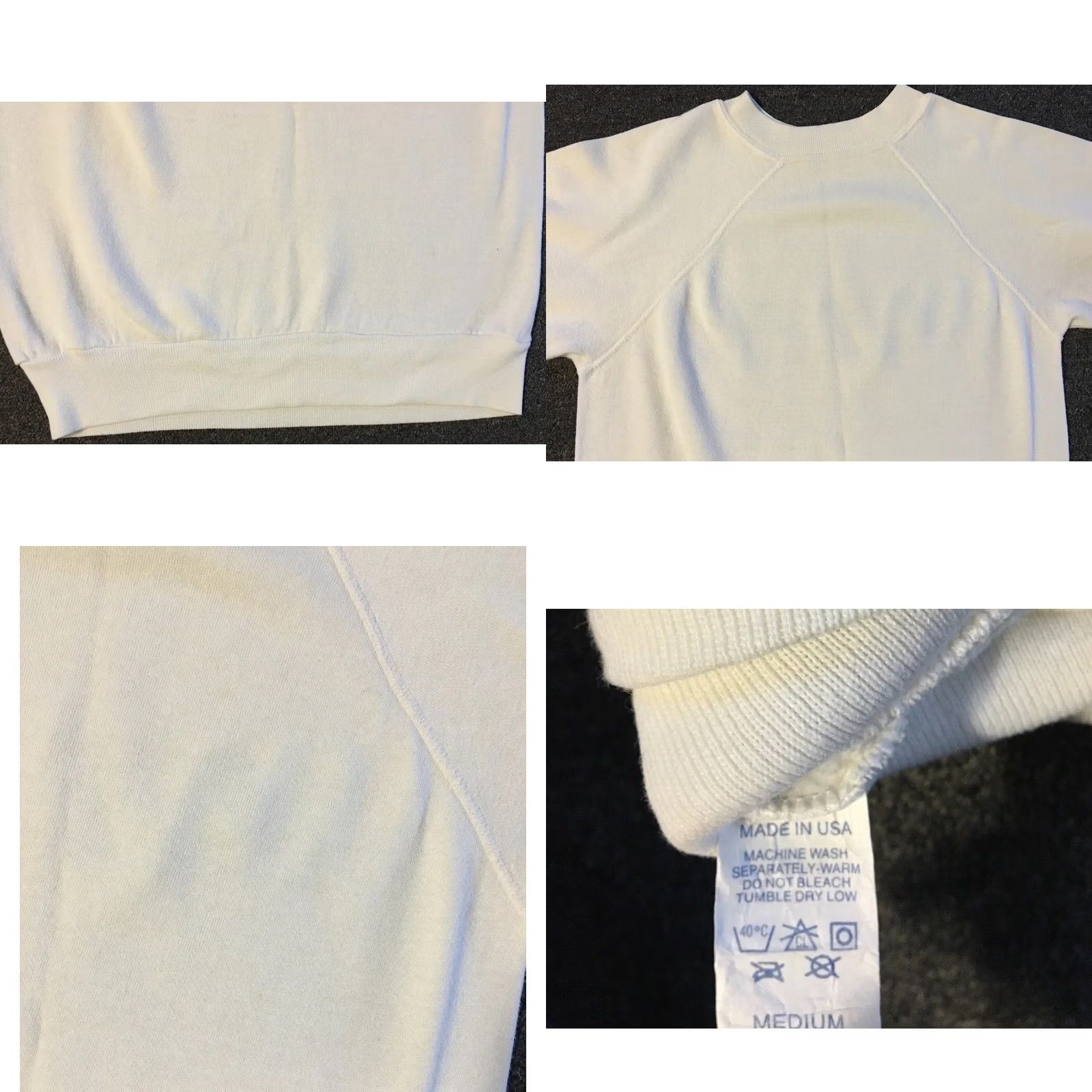 Vintage VINTAGE Moon Valley High School Faded Sweatshirt Hoodie XS White University 80s ASU College Retro Sweatshirt Mens Size US XS / EU 42 / 0 - 8 Thumbnail