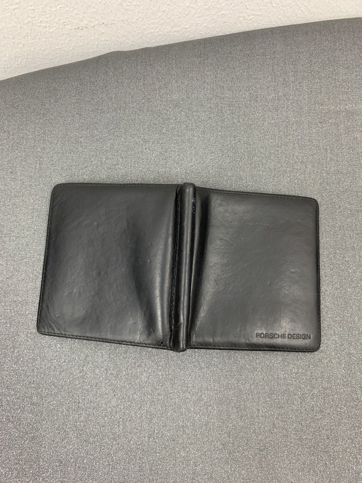 Leather Porshe Design Leather Wallet Card Holder Size ONE SIZE - 4 Thumbnail