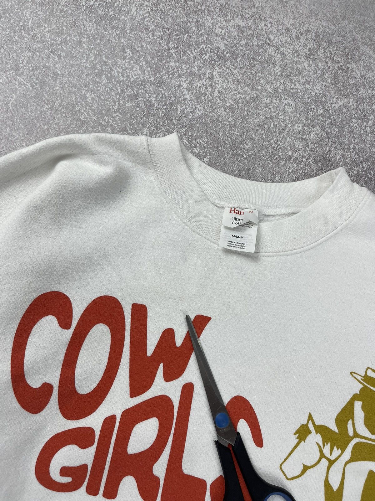 Vintage Vintage Cow Girls Don’t Cry Humor Sweatshirt Size M Size US M / EU 48-50 / 2 - 8 Thumbnail