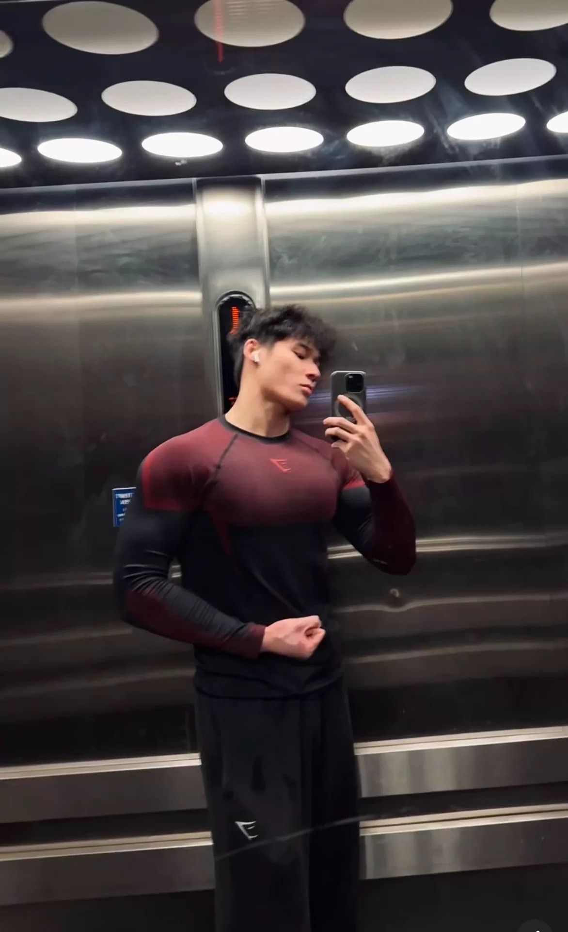 Gymshark Gymshark Onyx V1 1.0 Black/Blue T-Shirt David Laid (S