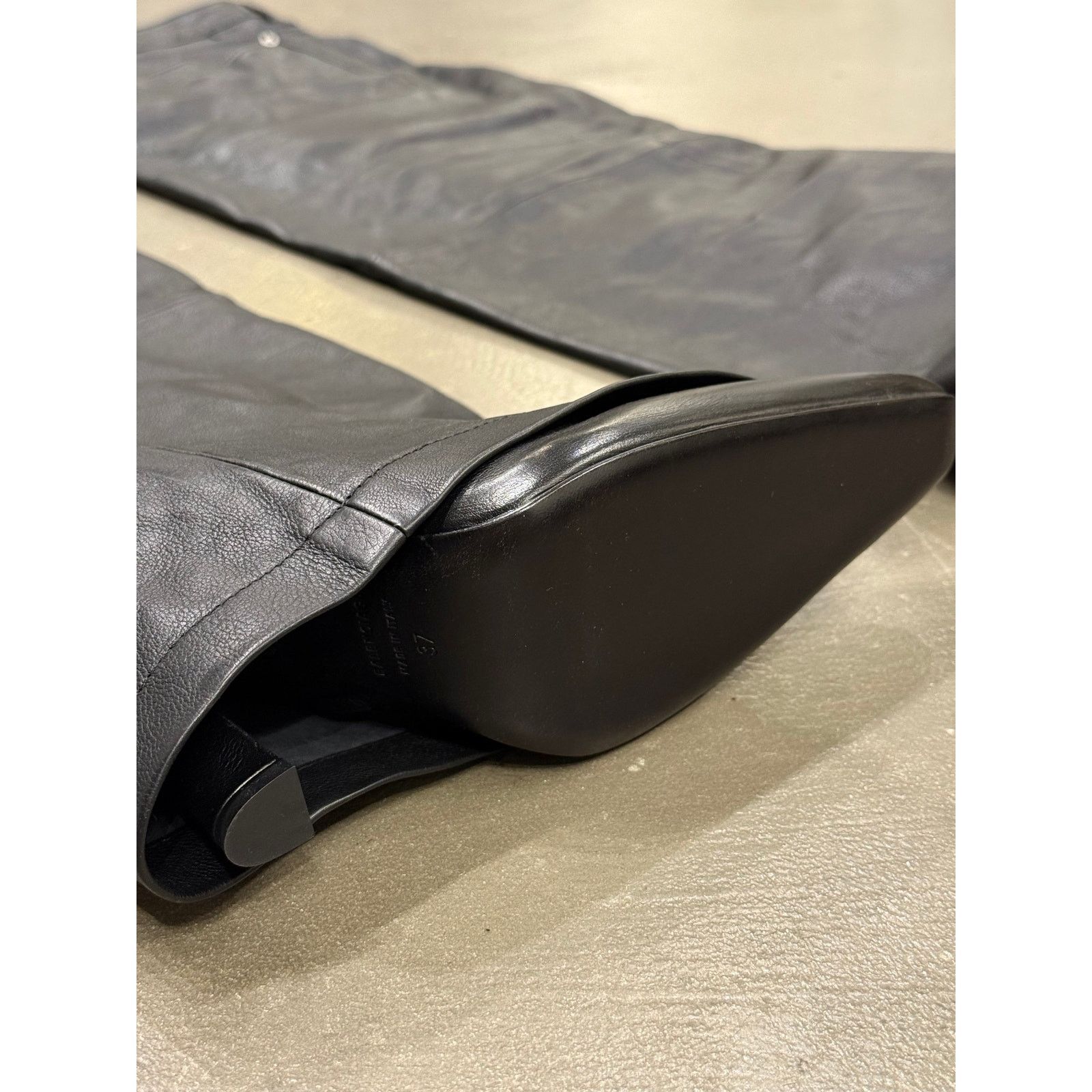 Balenciaga Balenciaga Falkon thigh-high leather pants boots Size US 7 / IT 37 - 11 Thumbnail