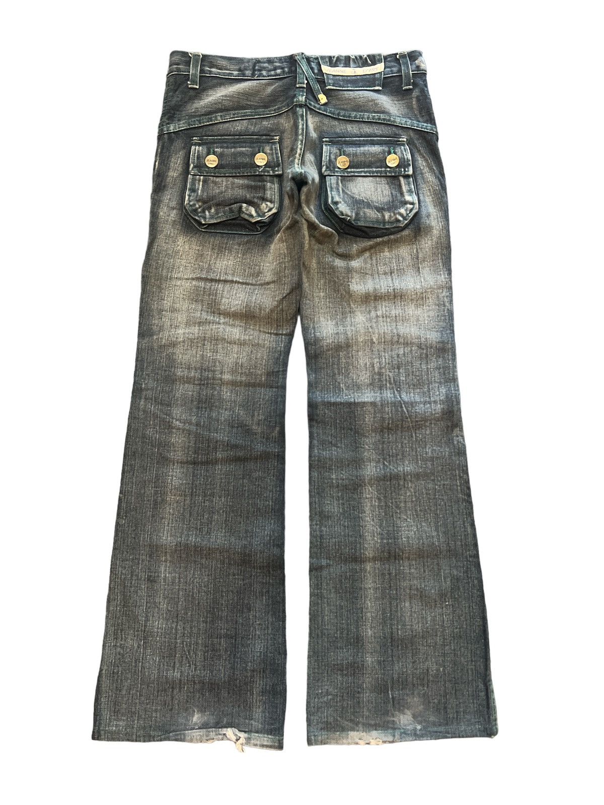 Other FLARED💥SICK‼️JEANS DE ART BUSH PANT DISTRESSED DENIM PANT Size US 30 / EU 46 - 7 Thumbnail