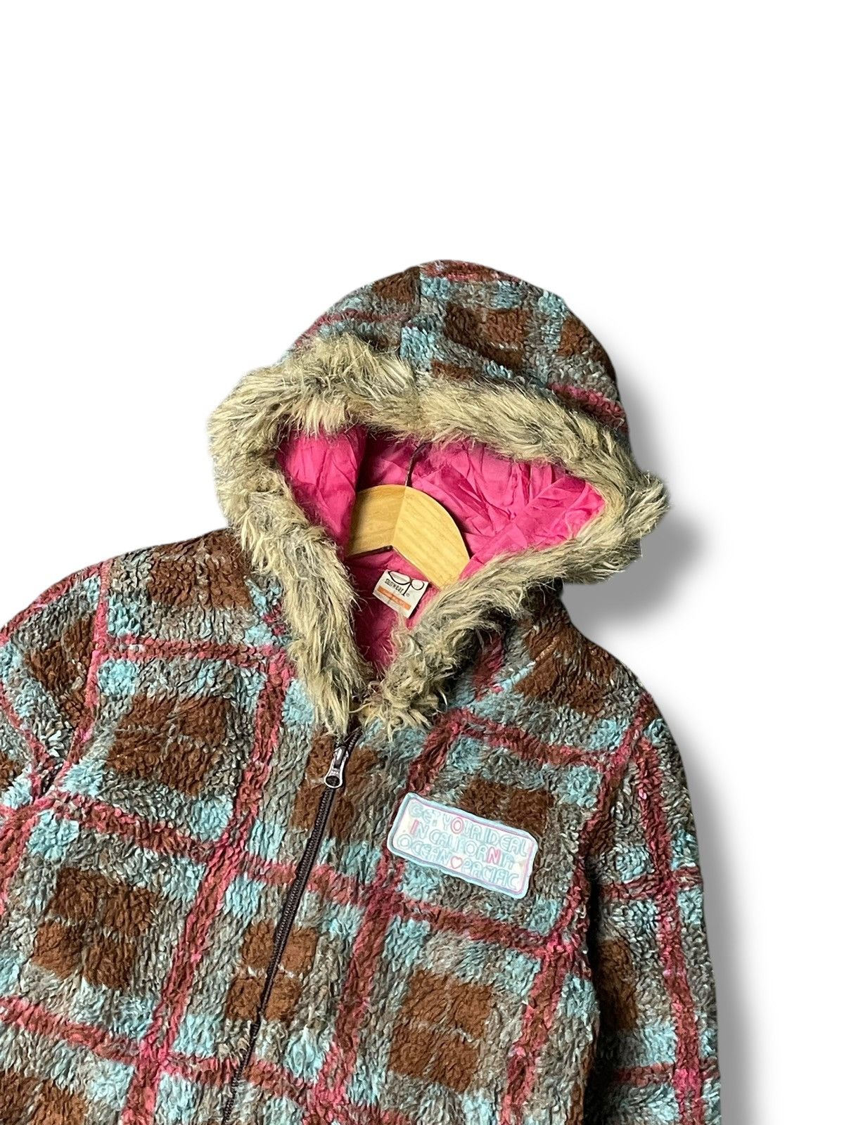 Ocean Pacific × Vintage Ocean Pacific Sunwear Brand Fleece Zipper Hoodie (59) Size US L / EU 52-54 / 3 - 2 Thumbnail