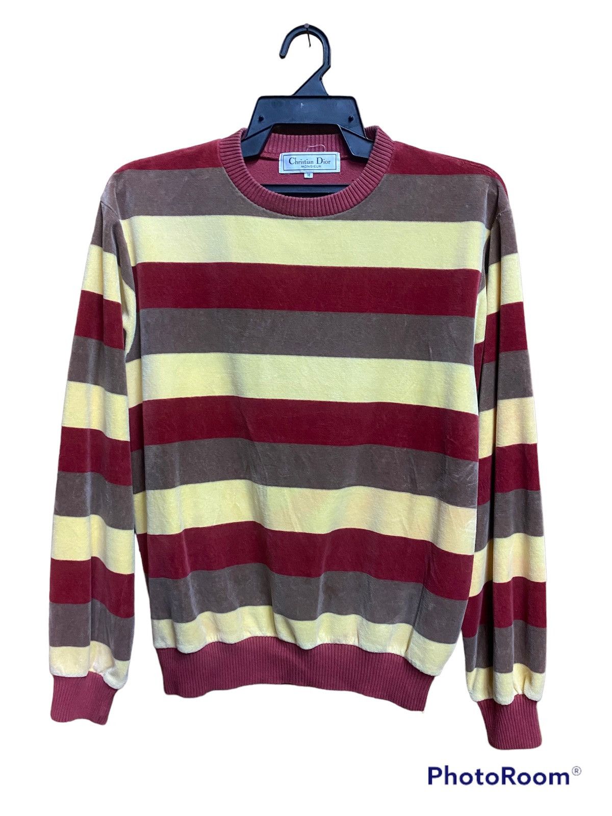 Vintage Christian Dior Monsieur Velvet Sweatshirt