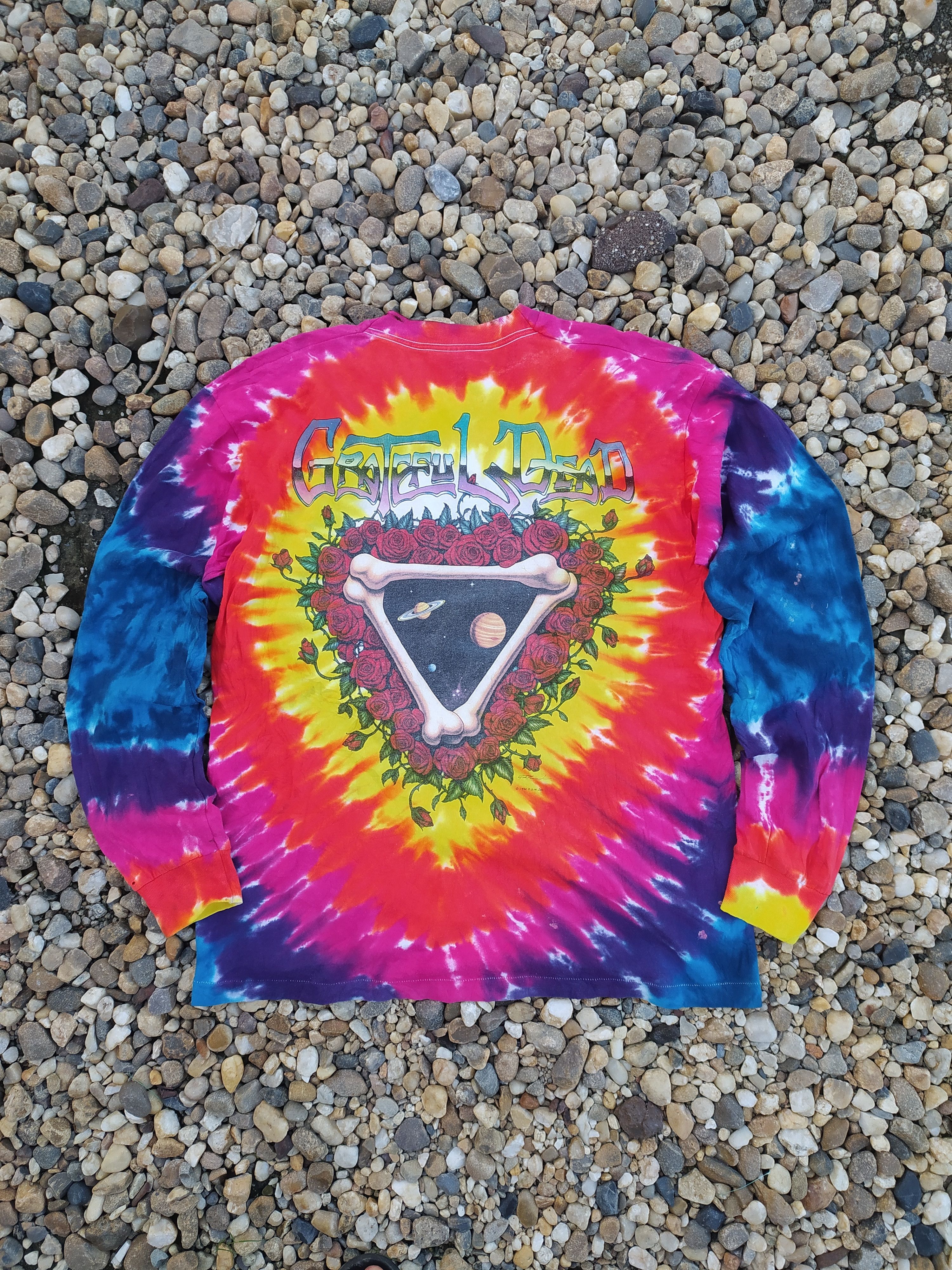 Grateful Dead × Liquid Blue × Vintage Vintage Grateful Dead Liquid Blue Tie Dye Longsleeve 90s Size US XL / EU 56 / 4 - 2 Thumbnail
