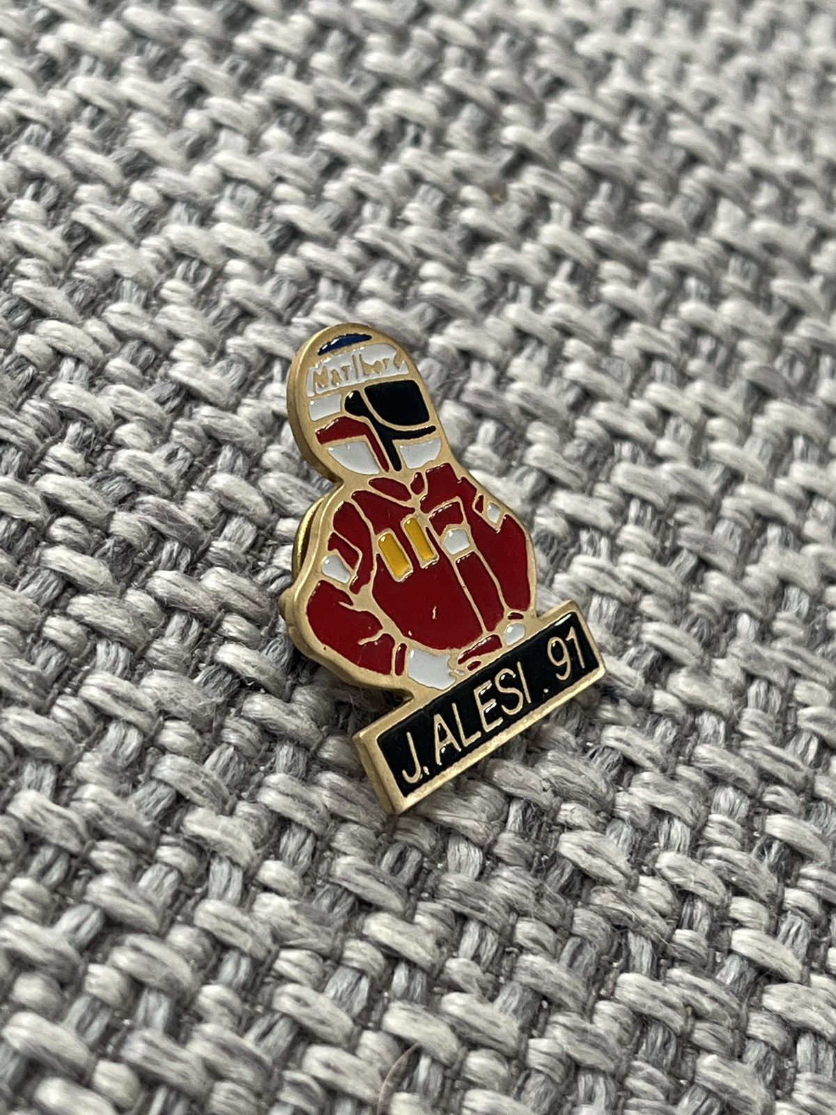Formula 1 × Vintage Jean Alesi, Ferrari vintage pin (1991) Size ONE SIZE - 2 Thumbnail