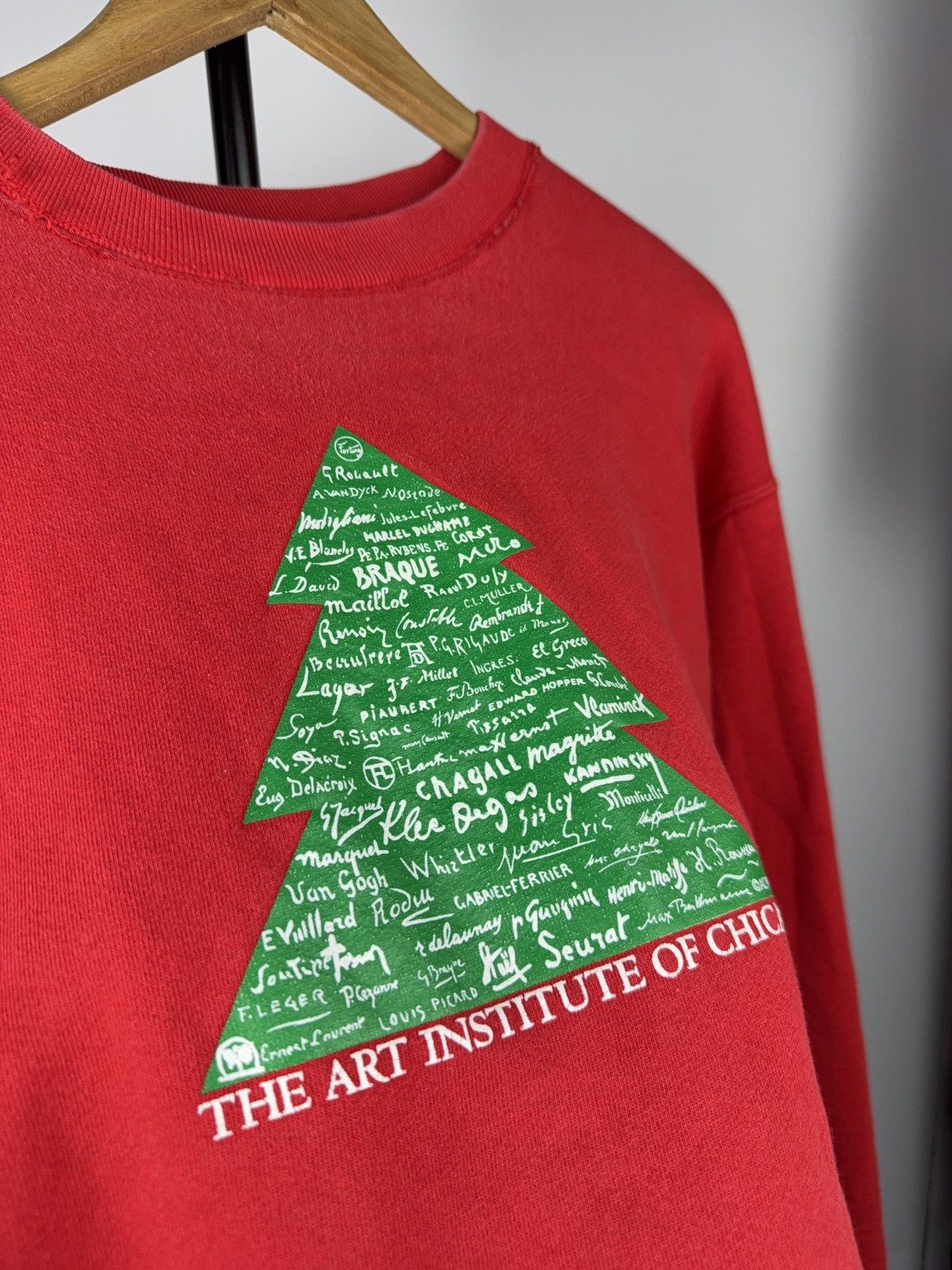 Vintage 90s Art Institute of Chicago Artist Tree Sweatshirt XL Size US XL / EU 56 / 4 - 3 Thumbnail
