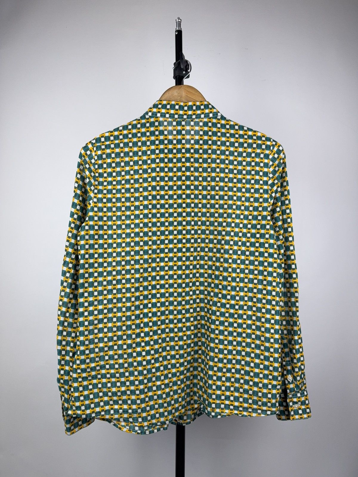 United Colors Of Benetton Vntg Retro United Colors Of Benetton Luxury Mesh Long Shirt Size M / US 6-8 / IT 42-44 - 8 Thumbnail