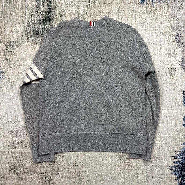 Thom Browne Thom browne SS23 four-striped pullover sweatshirt 2503-Next Size US XL / EU 56 / 4 - 7 Thumbnail
