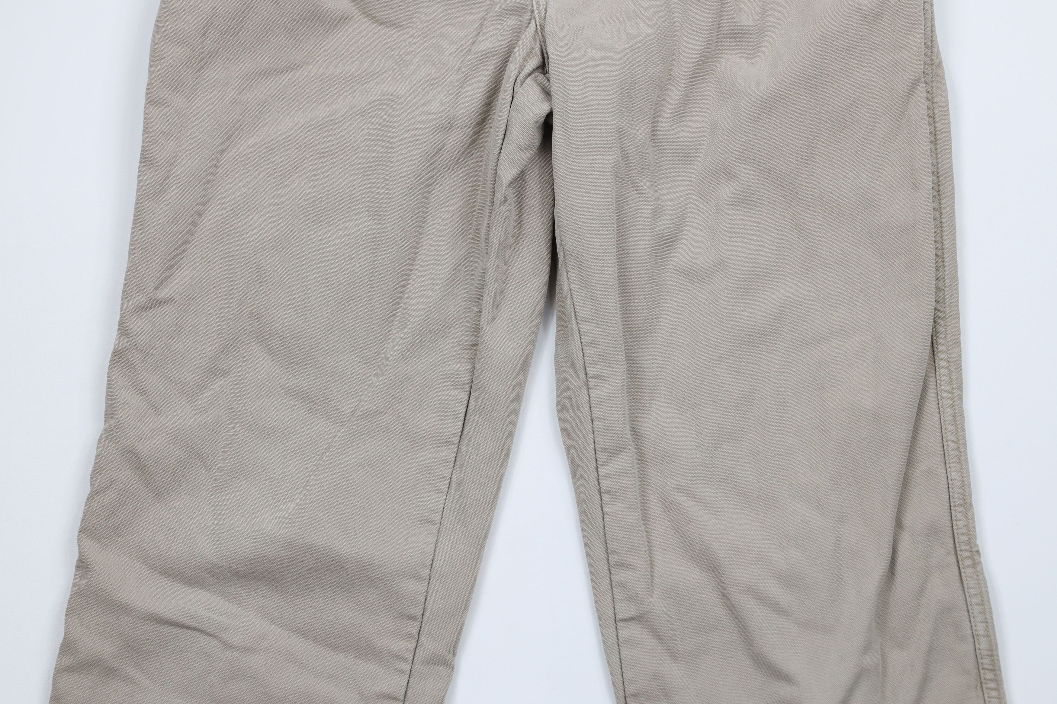 L.L. Bean × Vintage Vintage 90s LL Bean Flannel Lined Pathfinder Canvas Pants Size US 32 / EU 48 - 4 Thumbnail
