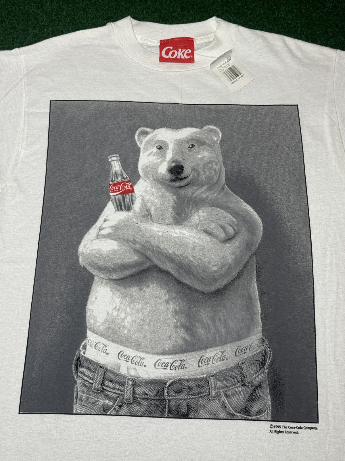 Coca Cola Vintage 90s Coke Coca Cola Polar Bear Jeans Med NWT T Shirt Size US M / EU 48-50 / 2 - 2 Thumbnail