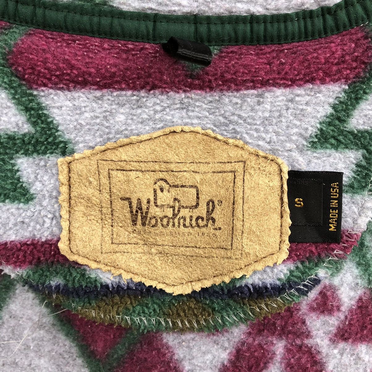 Woolrich Woolen Mills VTG Woolrich Fleece Aztec Half Zip Sweater Made In 🇺🇸 USA Size US S / EU 44-46 / 1 - 12 Thumbnail