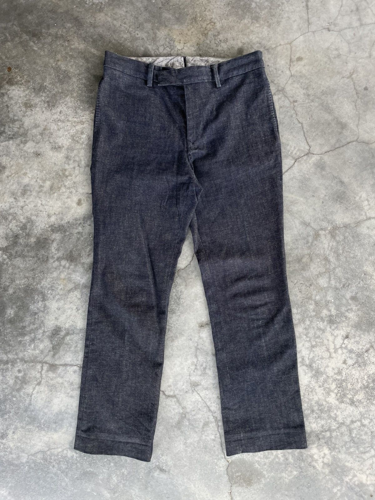45rpm × Japanese Brand × Vintage Indigo Denim Trousers Pant by 45rpm Size US 30 / EU 46 - 1 Thumbnail