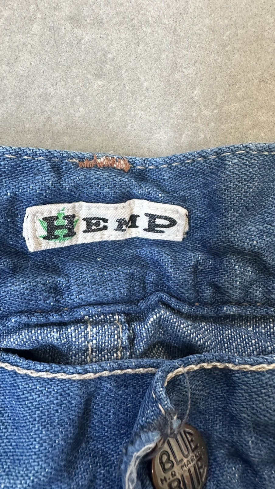 Vintage VINTAGE HEMP DENIM PANT Size US 32 / EU 48 - 6 Thumbnail