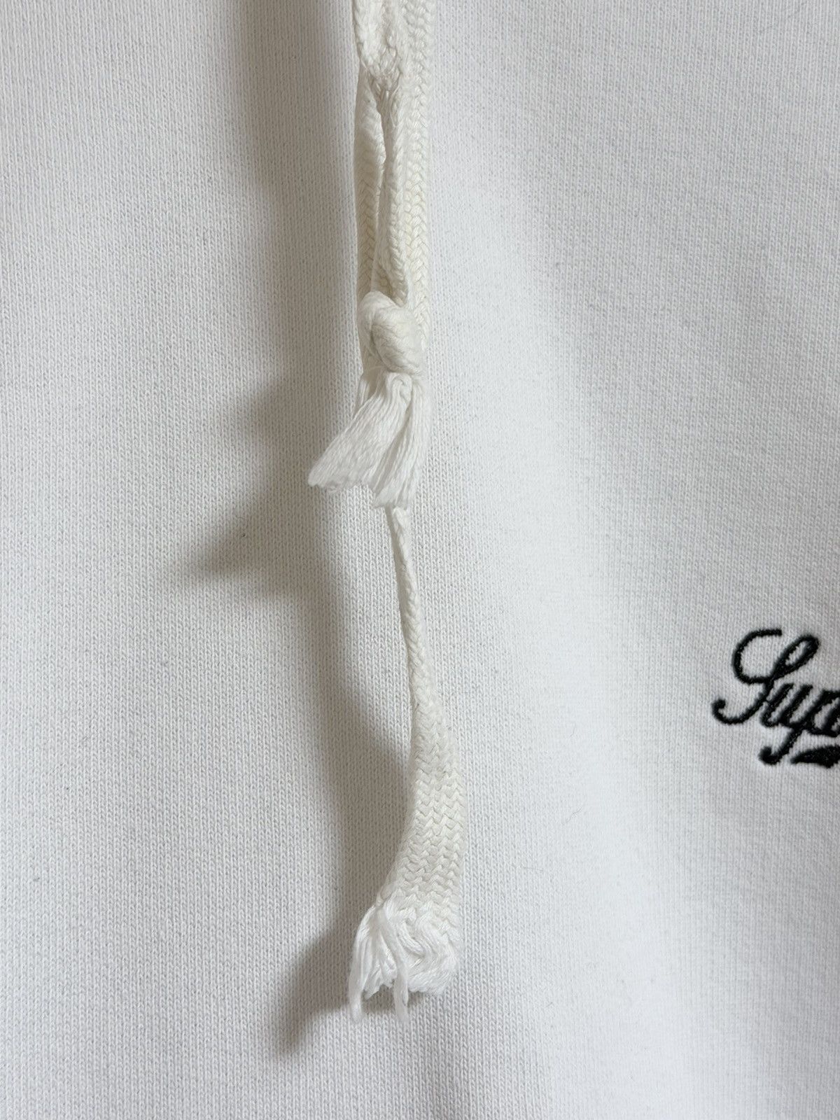 Supreme Supreme Piping Script Logo Hoodie Off White Pink M Size US M / EU 48-50 / 2 - 12 Thumbnail