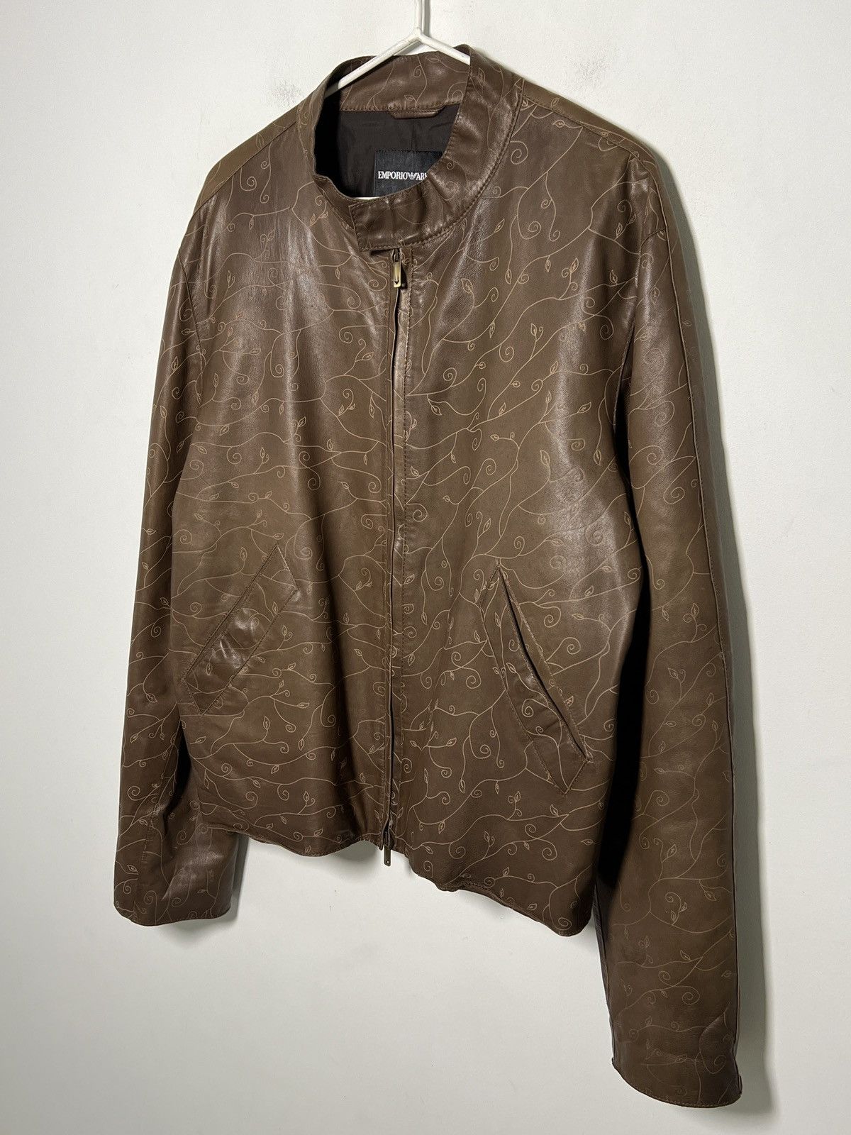 Giorgio Armani Giorgio Armani runway laser cut print moto jacket archive Size US L / EU 52-54 / 3 - 3 Thumbnail
