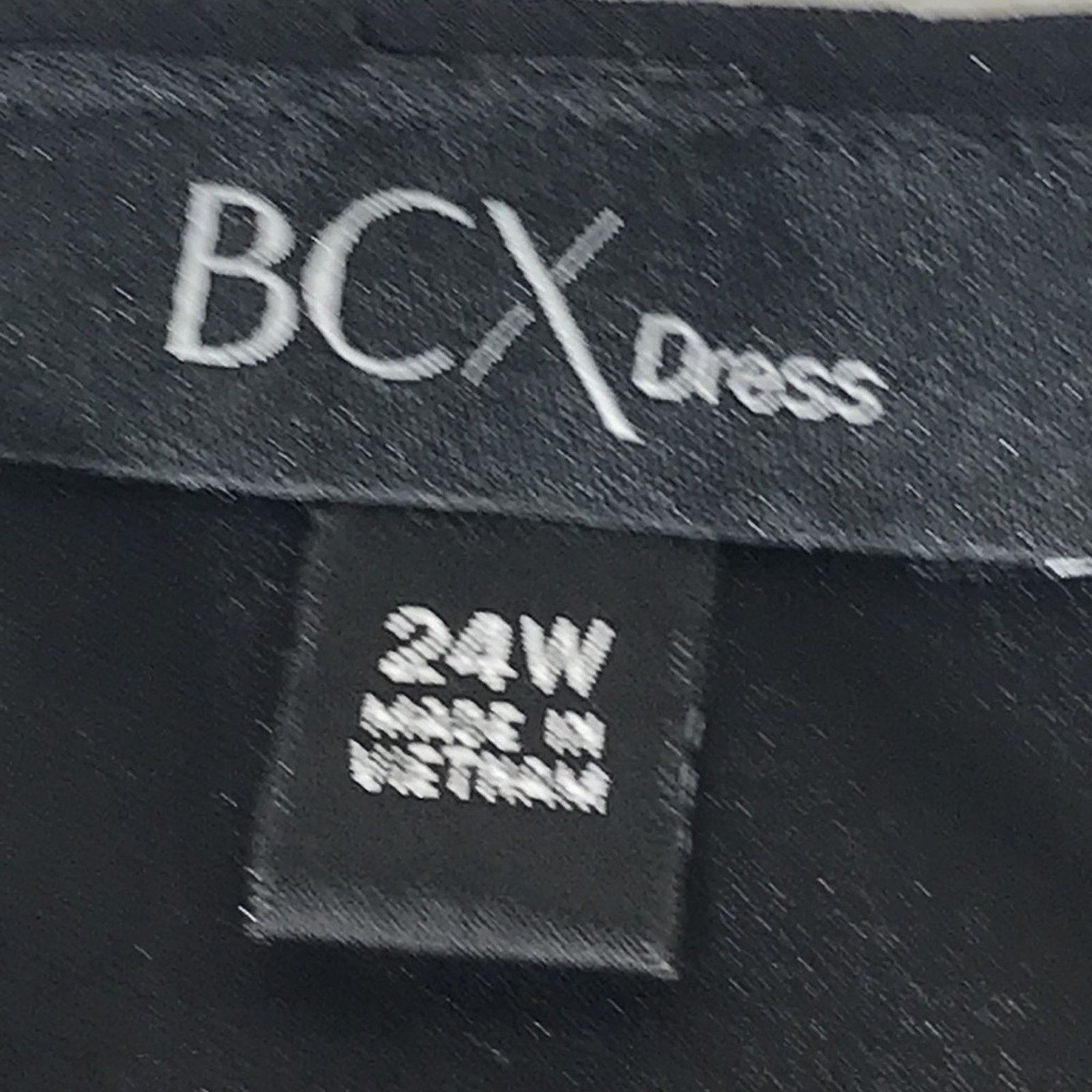 Other BCX Black Embroidered Illusion Fit Flare Dress 24W NWT Size 4XL / US 24-26 - 9 Thumbnail