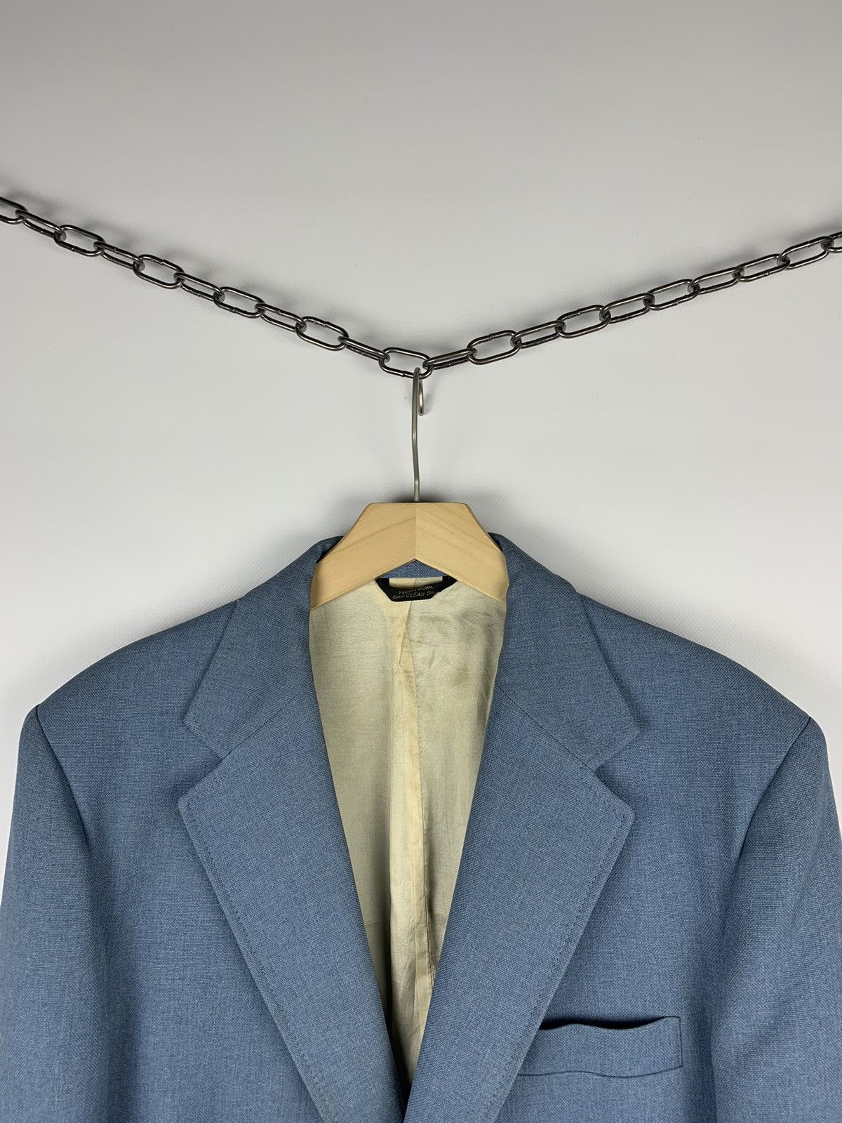 Levi's × Vintage Vintage Levis Panatela Blazer Casual Sport Blue 80’s Rare Size 42R - 2 Thumbnail