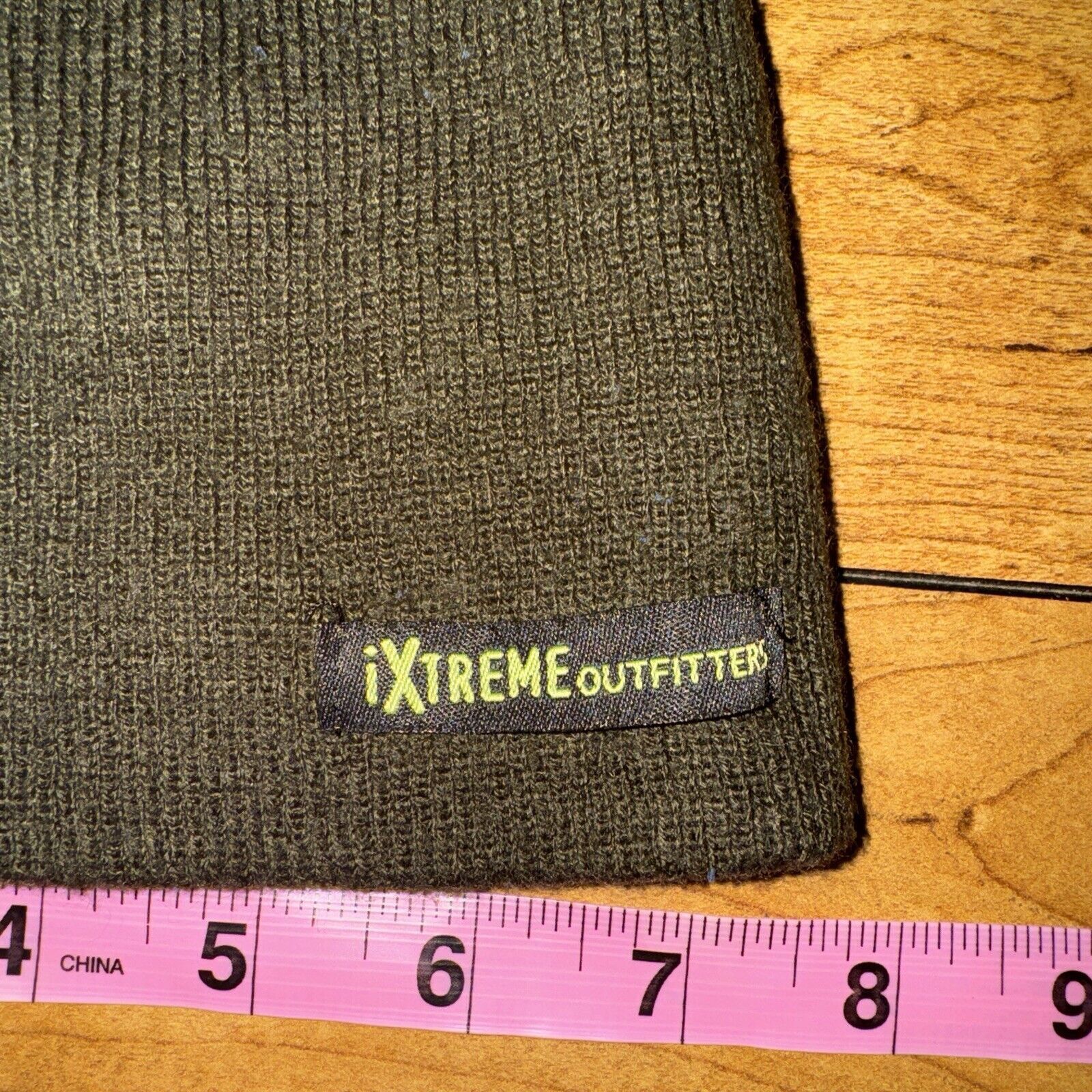Vintage Y2K Style iXtreme Outfitters Beanie Skater Olive Green 4-7 Size ONE SIZE - 2 Thumbnail