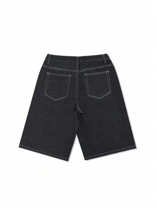 VIBE VINTAGE jeans jorts Y2K denim shorts Size US 36 / EU 52 - 6 Thumbnail