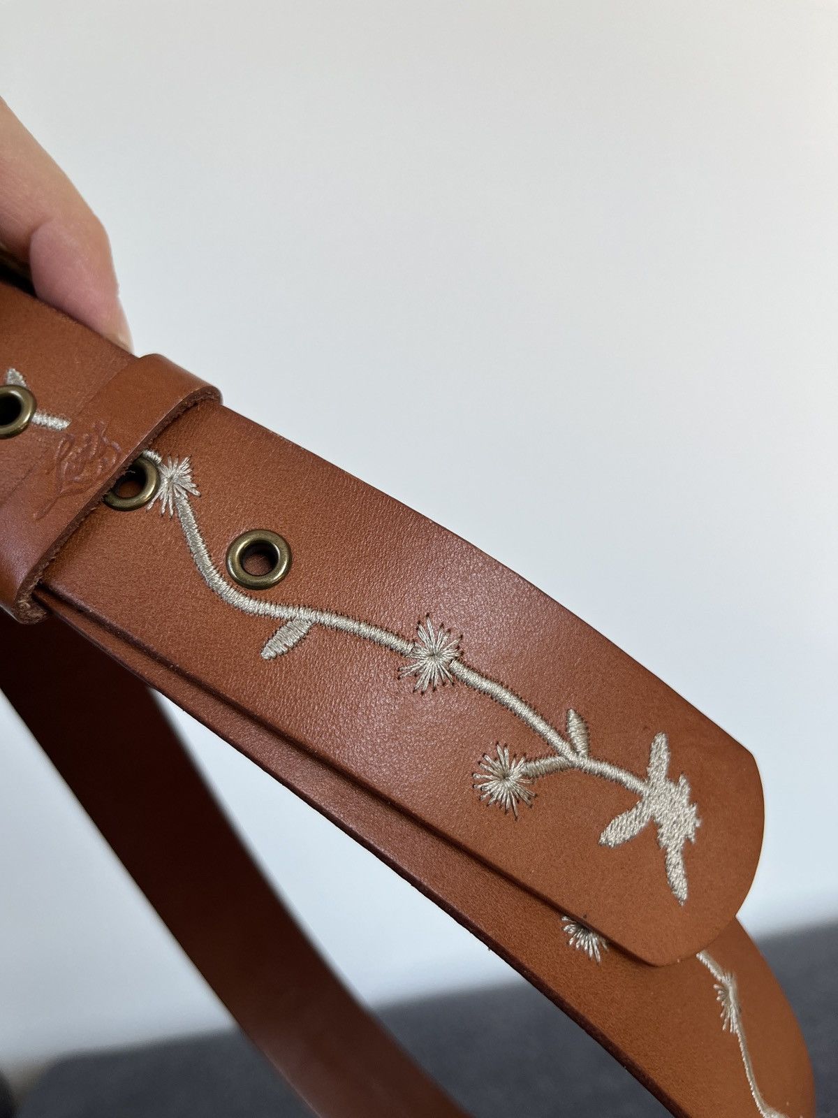Levi's Levis Brown Cow Leather Belt Size ONE SIZE - 7 Thumbnail