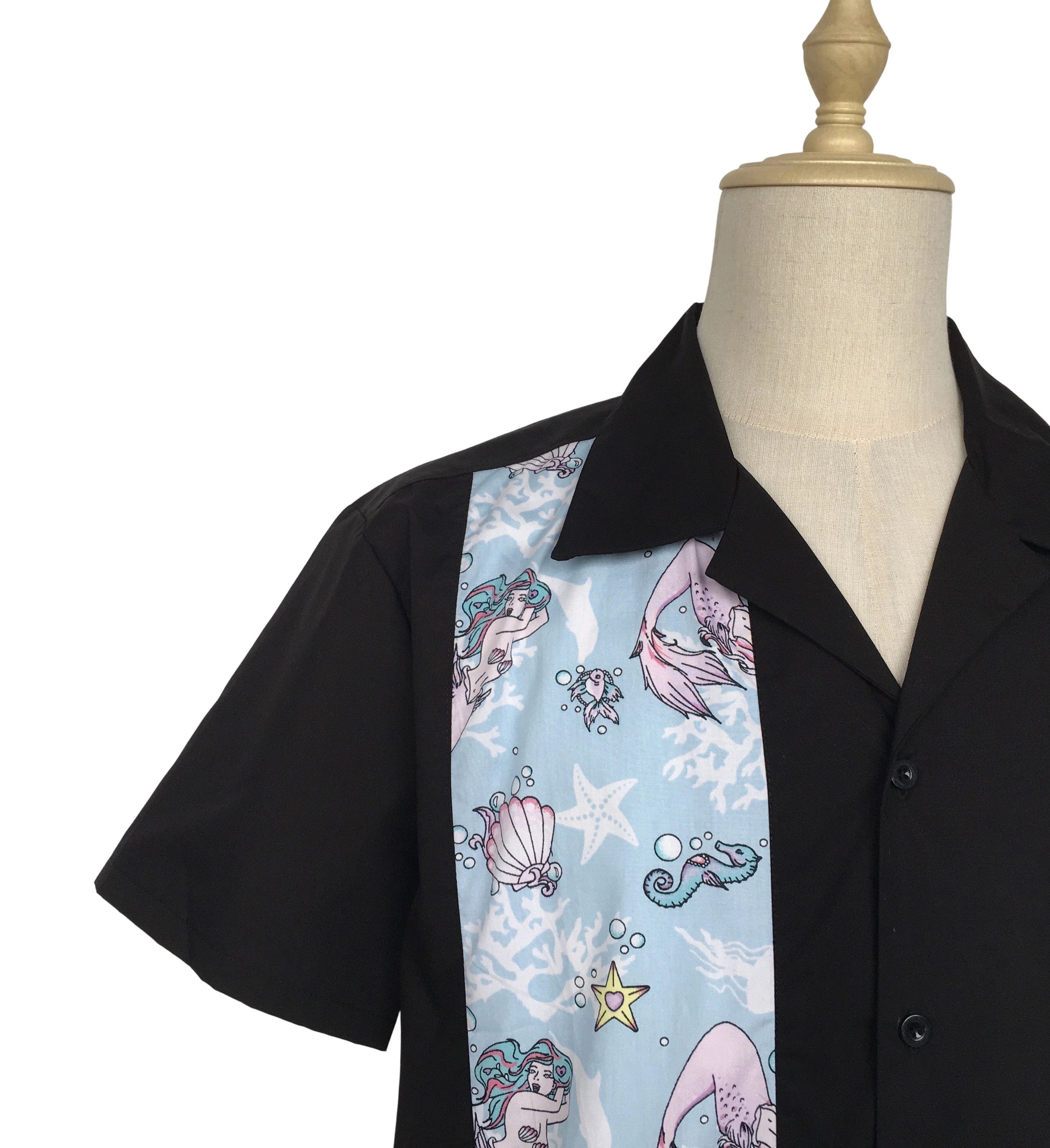 Other Hawaiian Summer Shirt Casual Style Mermaid Panel Size US XL / EU 56 / 4 - 5 Thumbnail