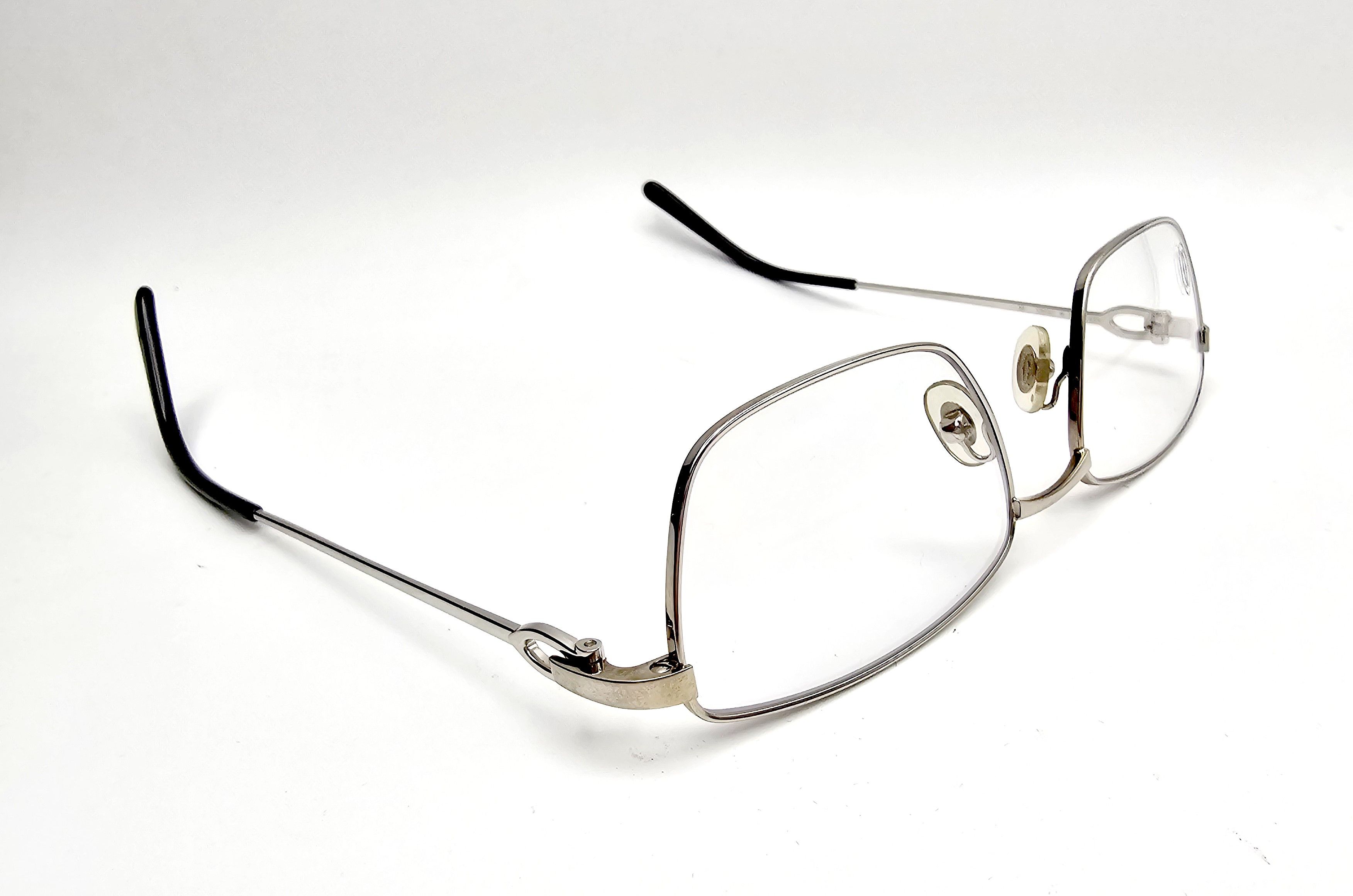 Cartier NEW! Cartier C-Decor Full Rim Silver Glasses Size ONE SIZE - 12 Thumbnail