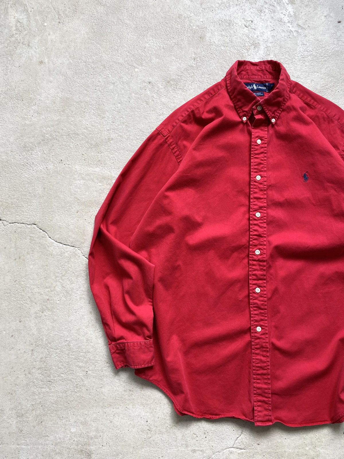 Chaps Ralph Lauren 90’s Vintage Polo Ralph Lauren Denim Shirt Y2K Size US L / EU 52-54 / 3 - 2 Thumbnail