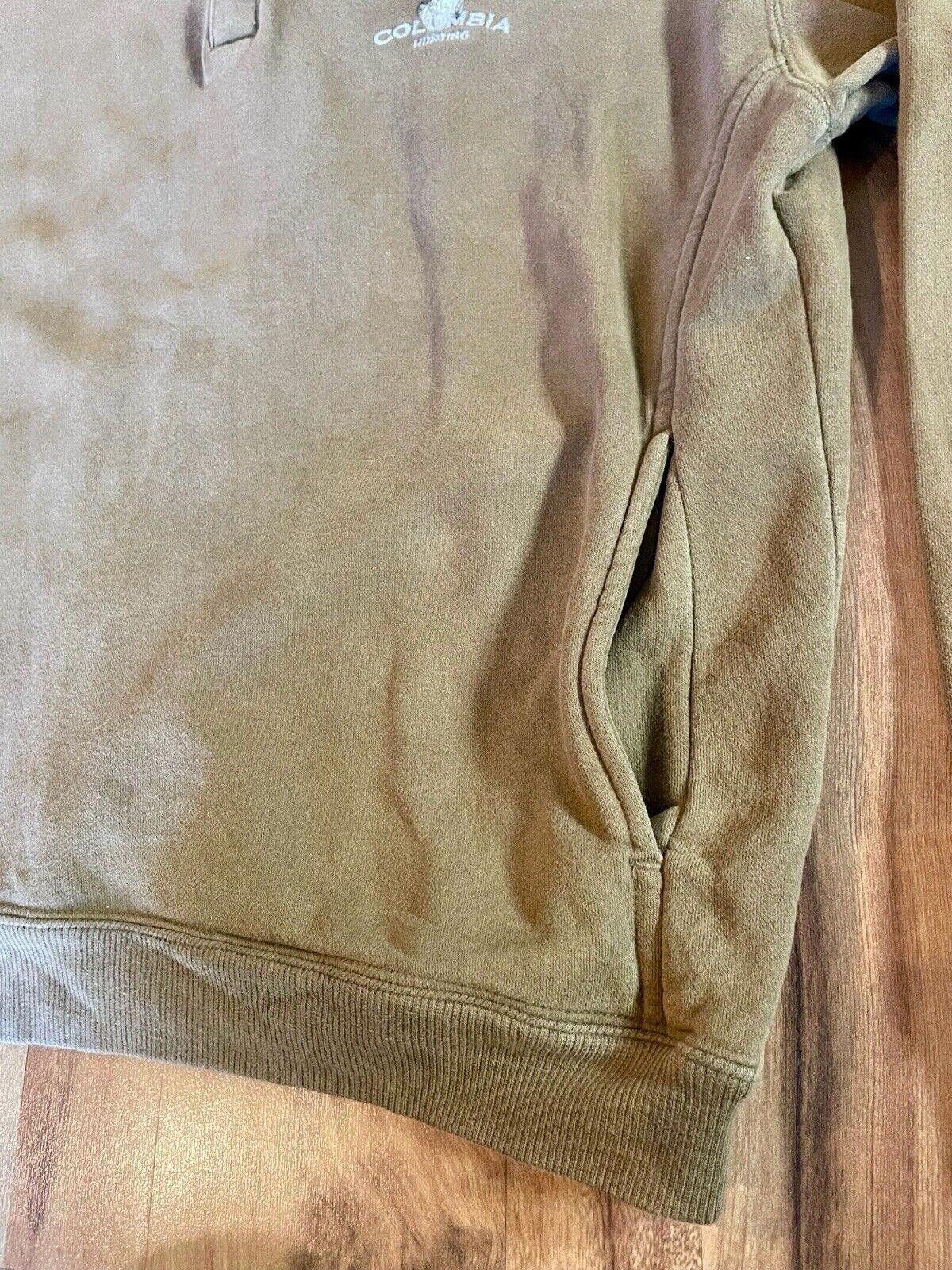 Columbia Columbia Mens Sweatshirt Sz L Brown 1/4 Zip Deer(A1 Size US 34 / EU 50 - 2 Thumbnail