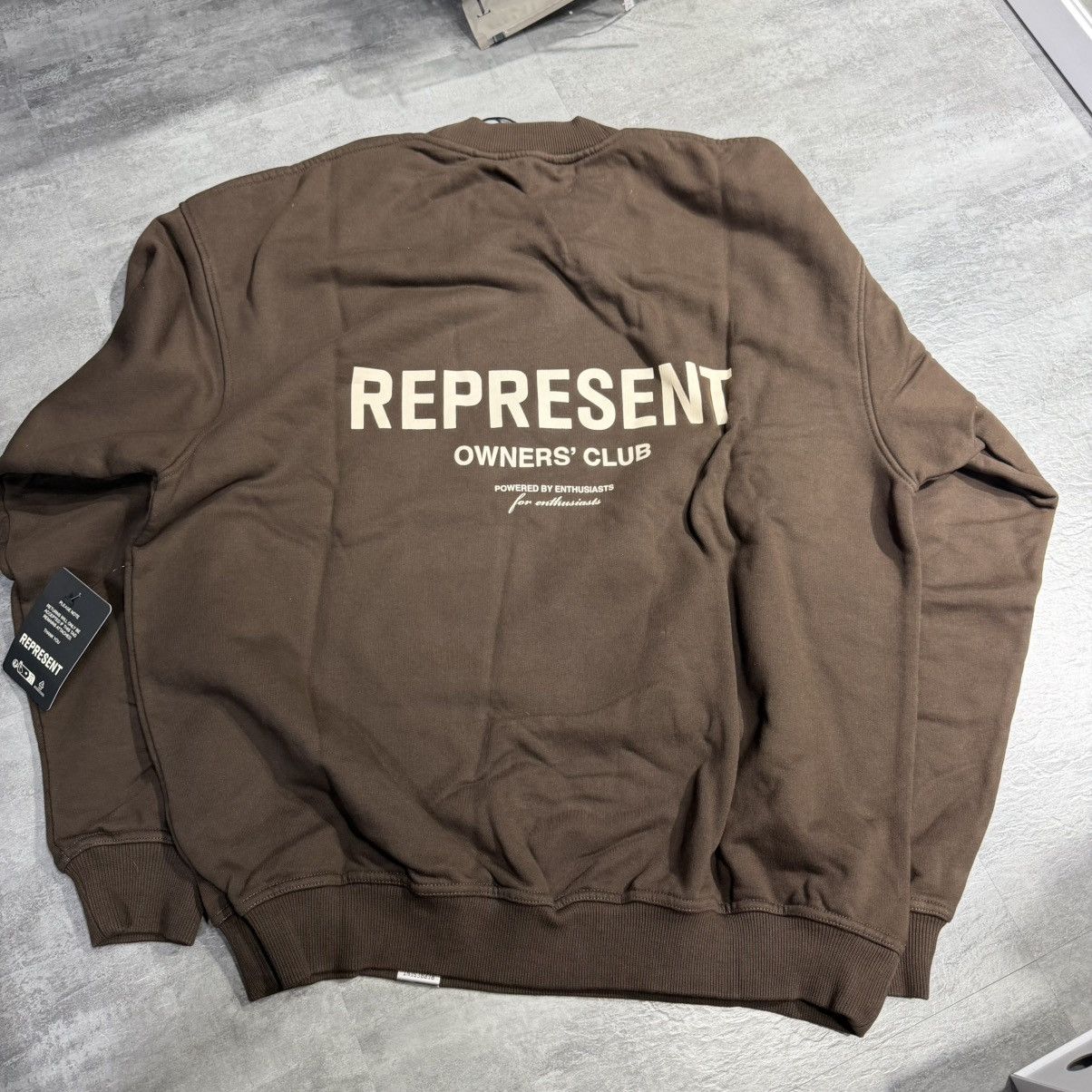 Represent Clo. Represent Owners Club Sweatshirt Sweater - Brown Size US L / EU 52-54 / 3 - 2 Thumbnail