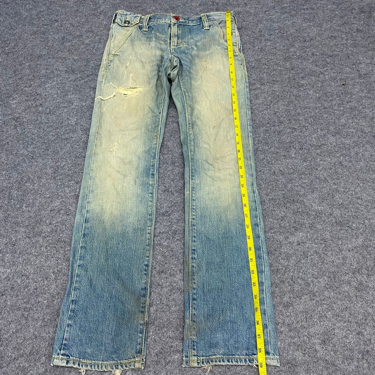 Japanese Brand 💥Best Offer💥Vintage Levis Carpenter Distressed Denim Size US 30 / EU 46 - 3 Thumbnail