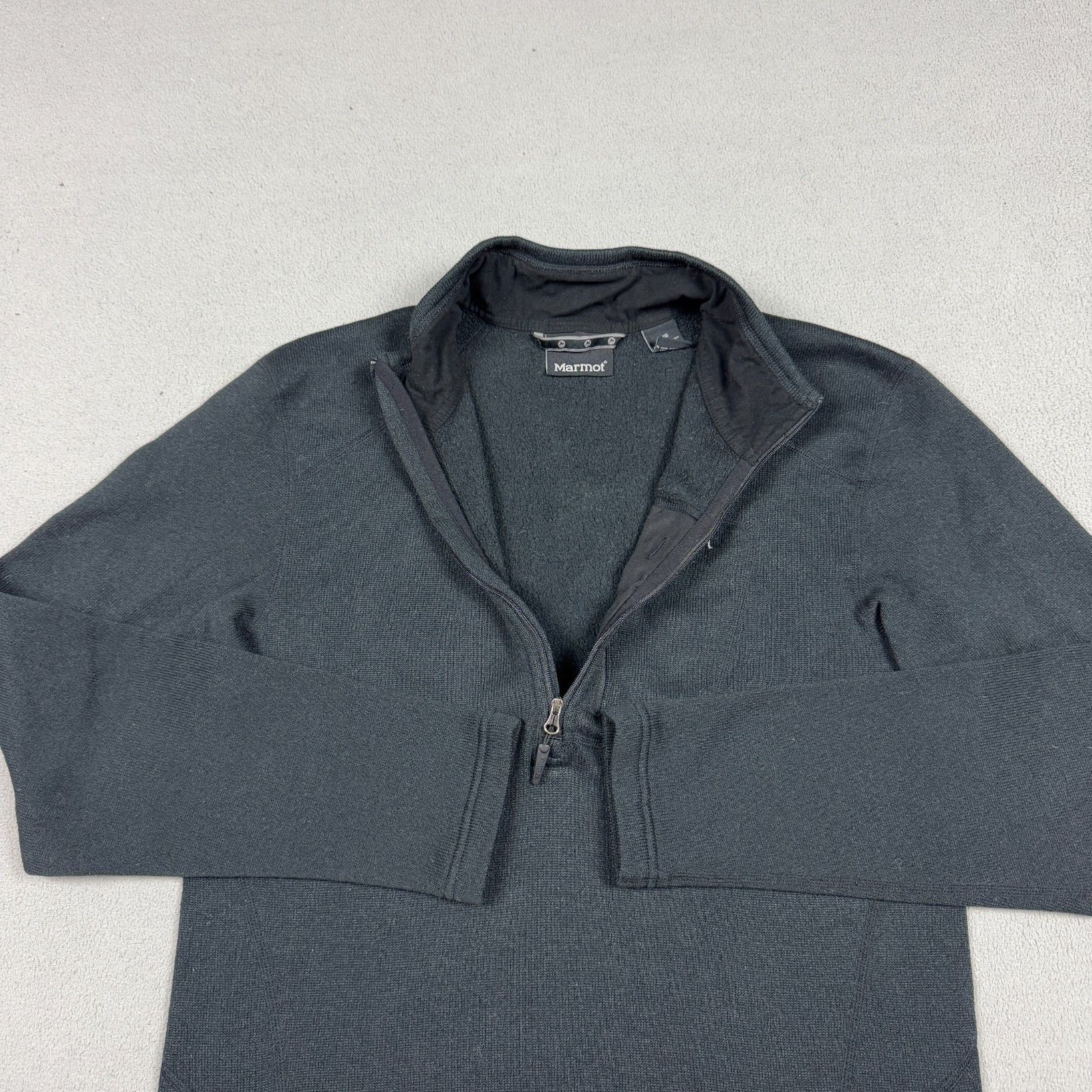 Marmot Marmot Pullover Fleece Technical Gorpcore Black 1/4 Zip L Size US L / EU 52-54 / 3 - 8 Thumbnail