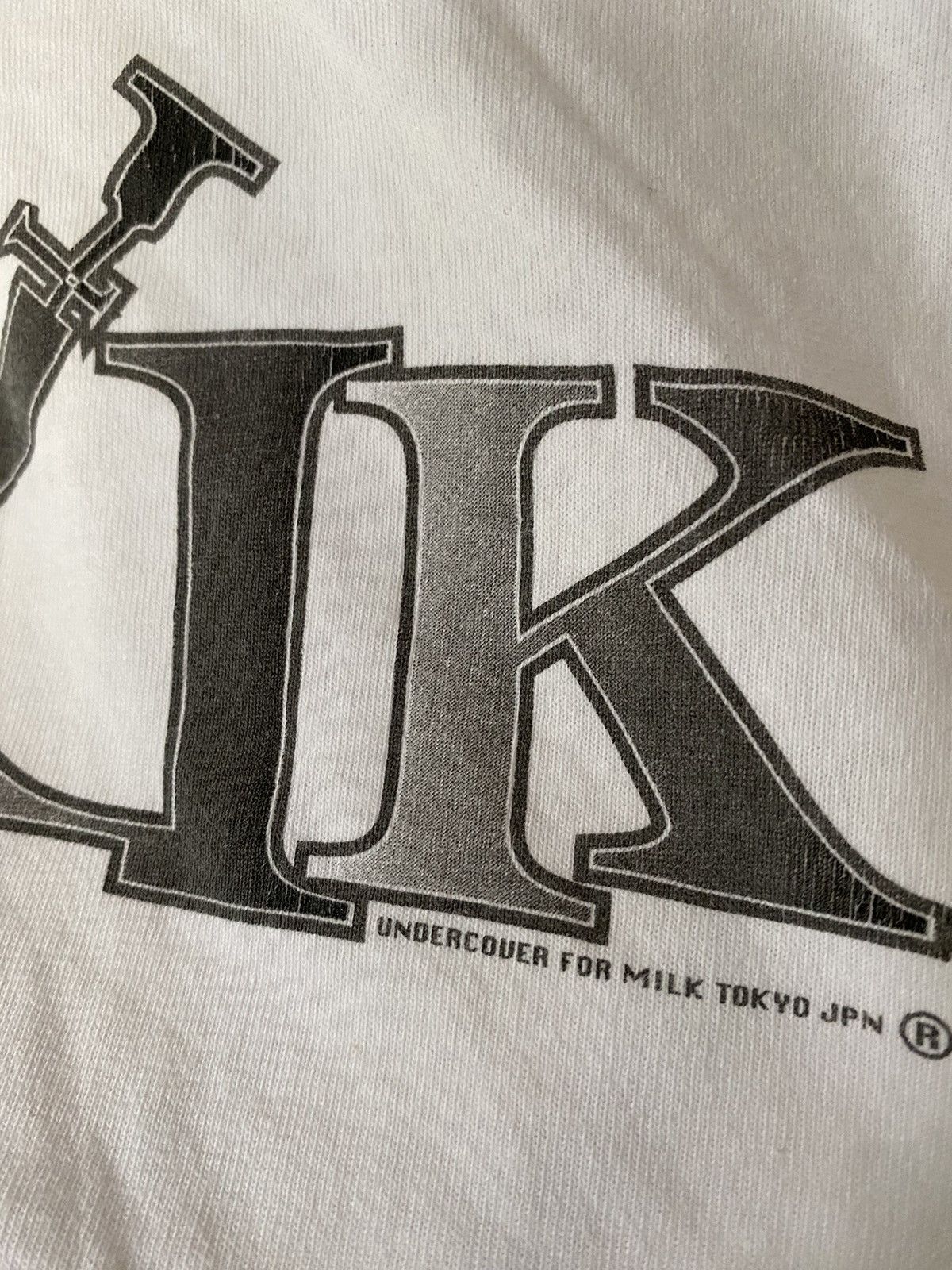 Japanese Brand × Jun Takahashi × Undercover 1990s Undercover x Milk needles tee Size US L / EU 52-54 / 3 - 5 Thumbnail
